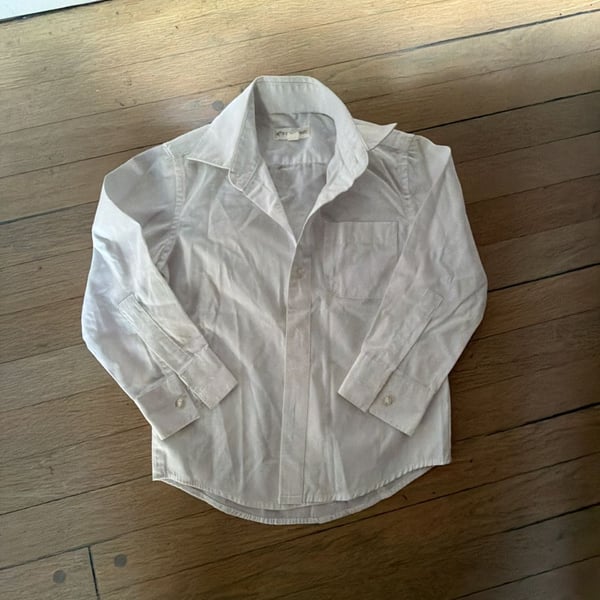Appaman White Button-Down Dress Shirt, Size 4T