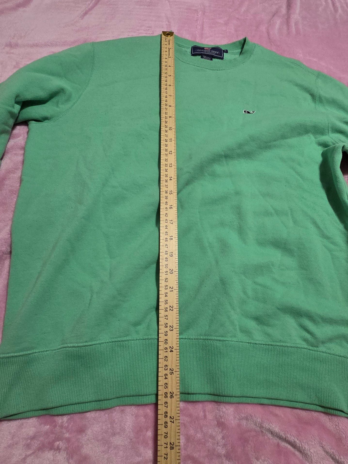 Vineyard Vines Men's Solid Crewneck Sweatshirt Green 9