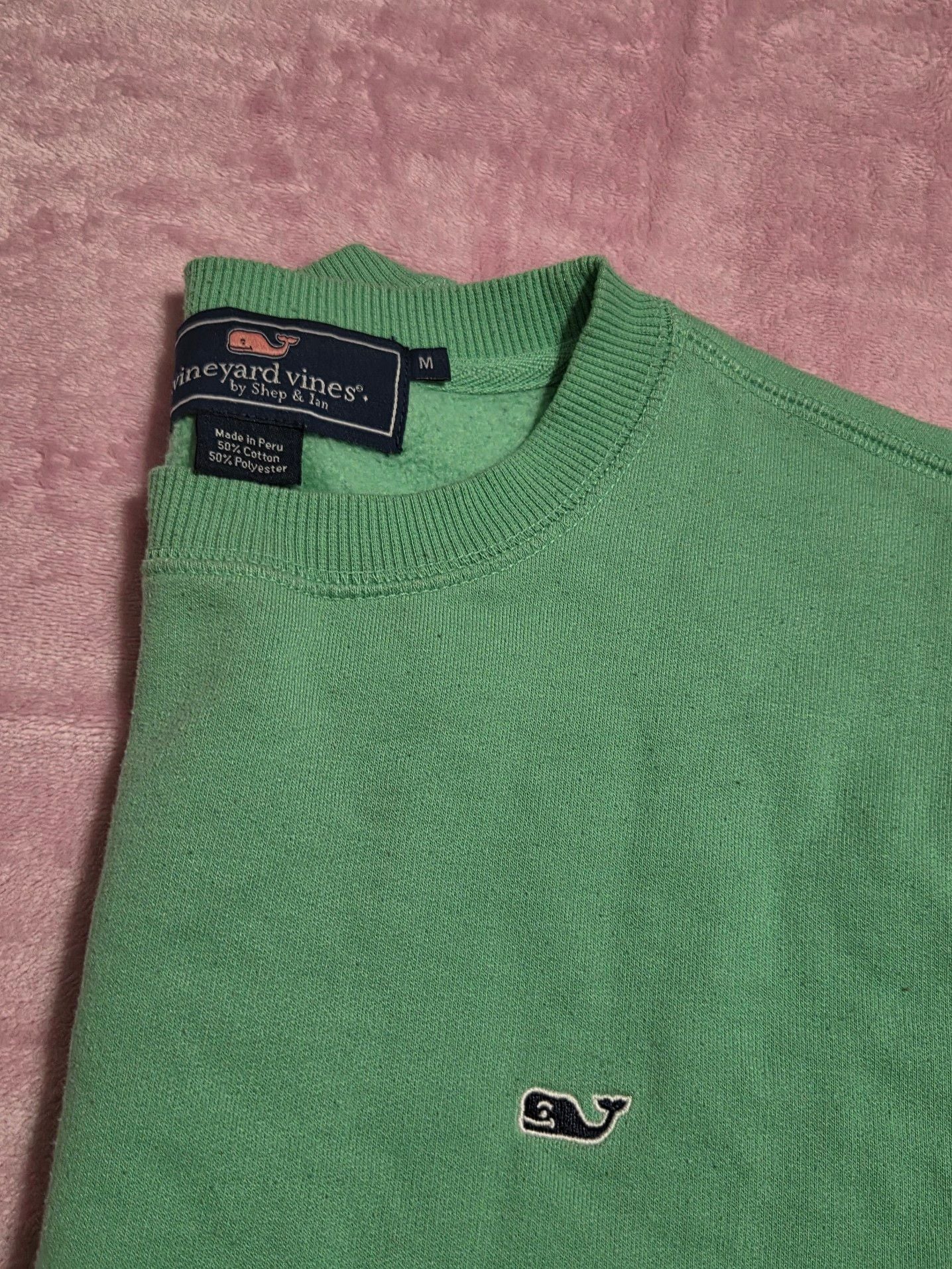 Vineyard Vines Men's Solid Crewneck Sweatshirt Green 11