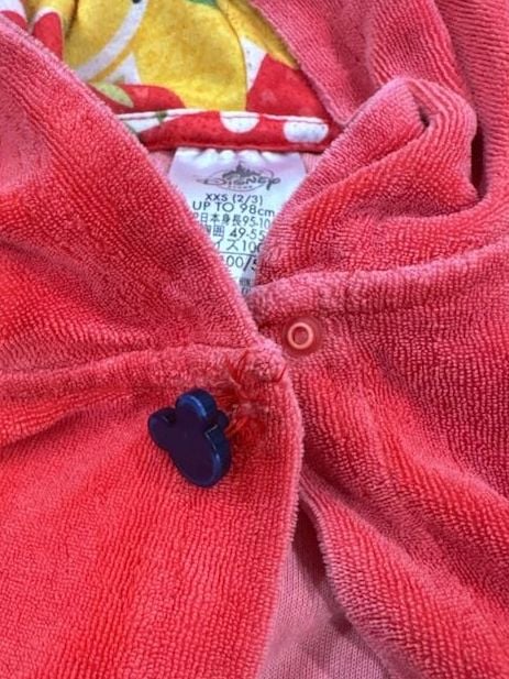 Disney Store Mickey Mouse Watermelon Hooded Beach Towel Poncho 4