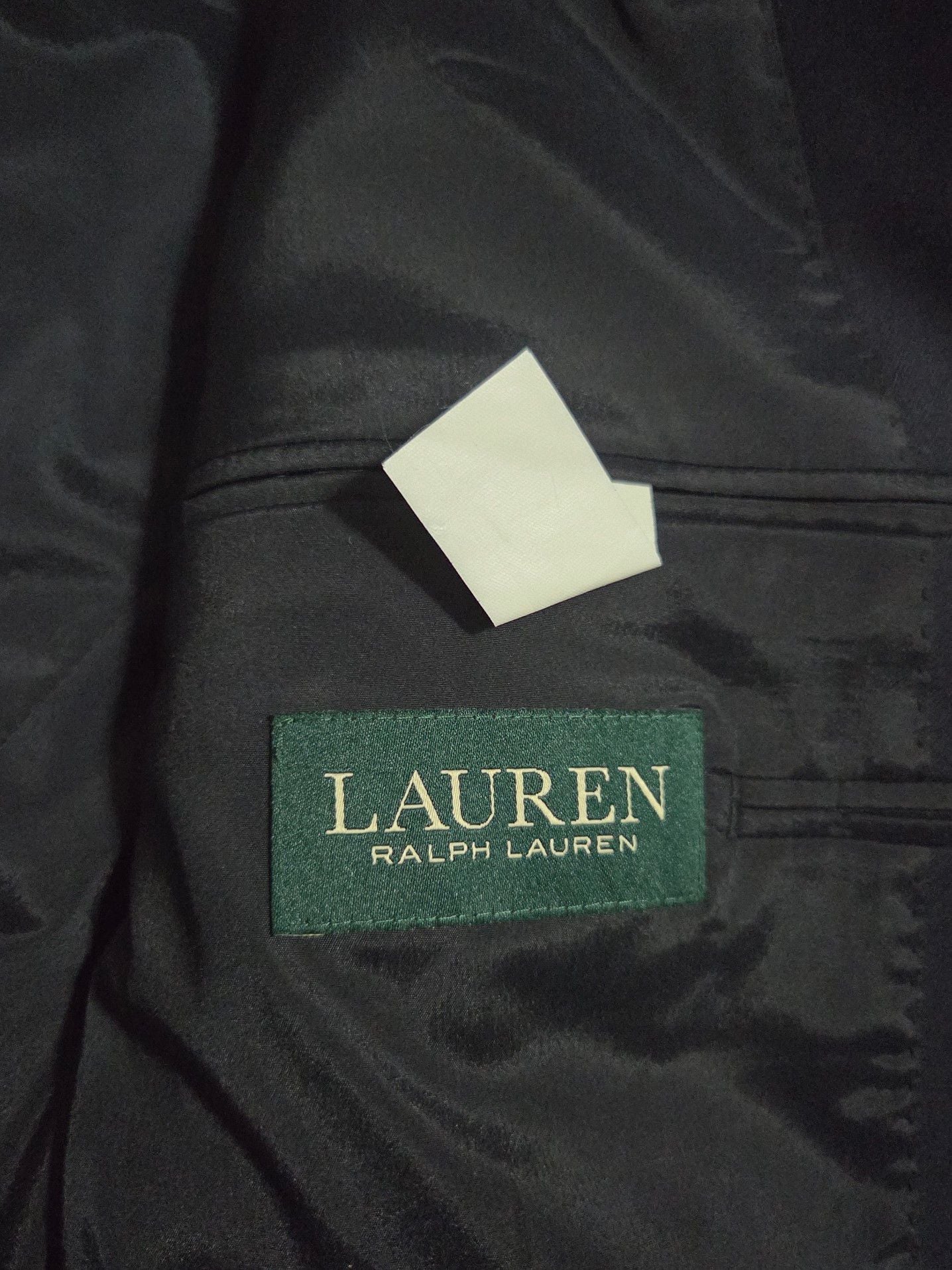 Lauren Ralph Lauren Classic Navy Two-Button Blazer Sport Coat with Gold Crest Buttons 1