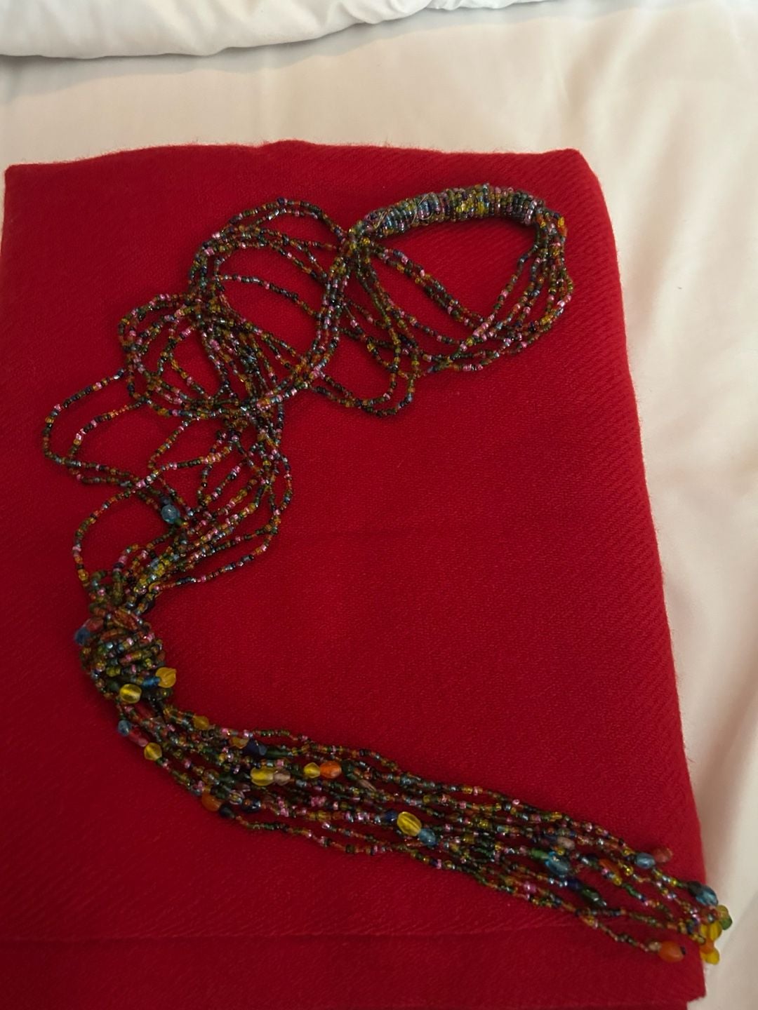 Joan Rivers Torsade Multi-Strand Czech Glass Seed Bead Necklace 1