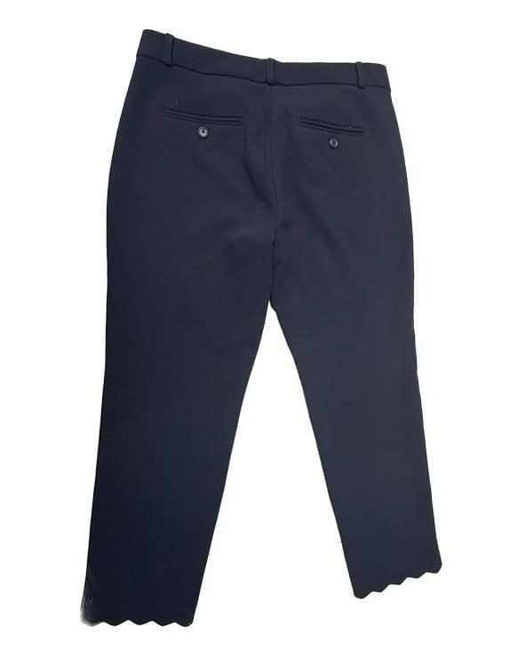 Banana Republic Avery Scallop-Hem Tailored Ankle Pants 3