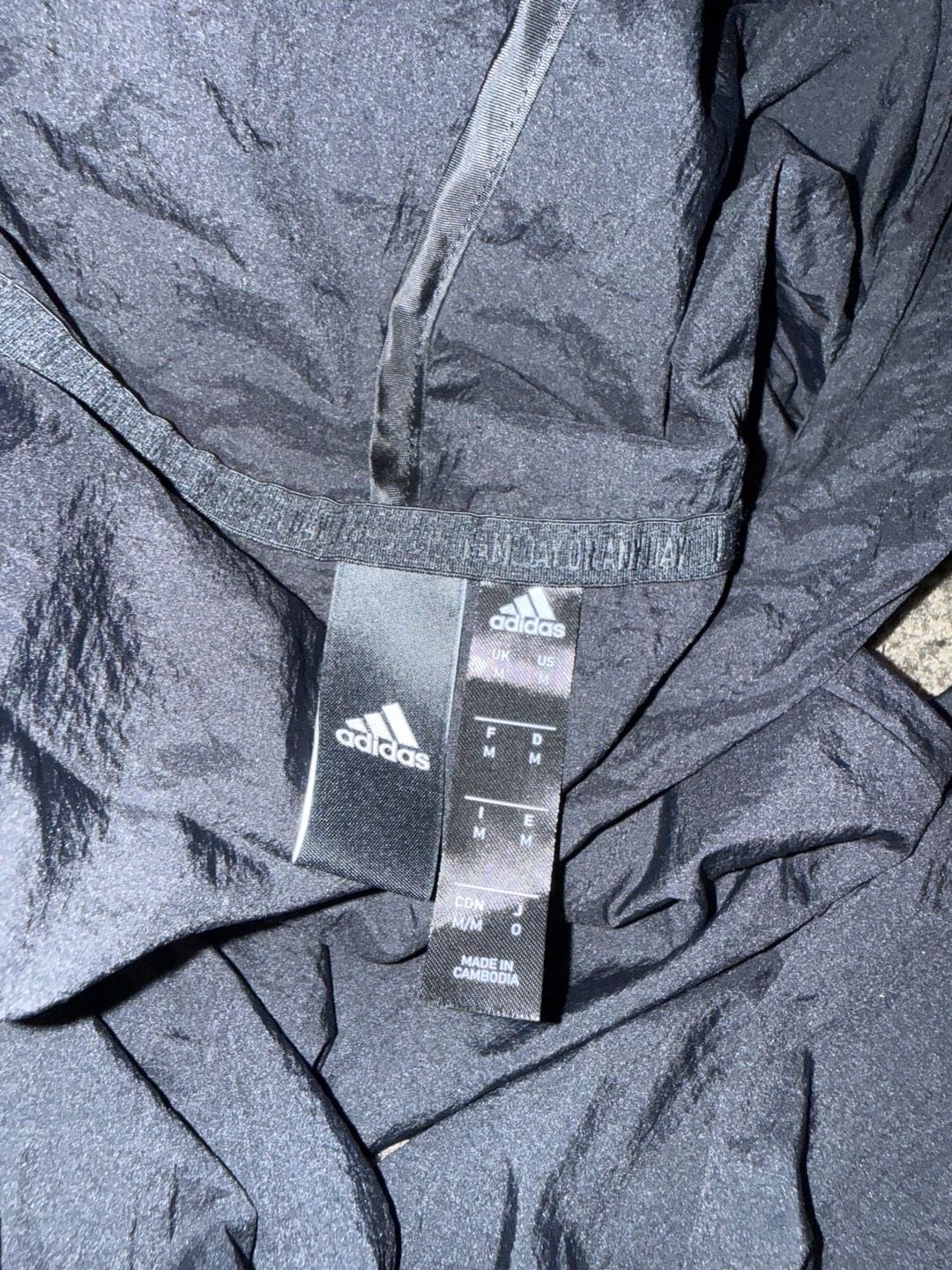 Adidas Essentials Woven nylon Pullover Hoodie M /Jogger S mens Set 3