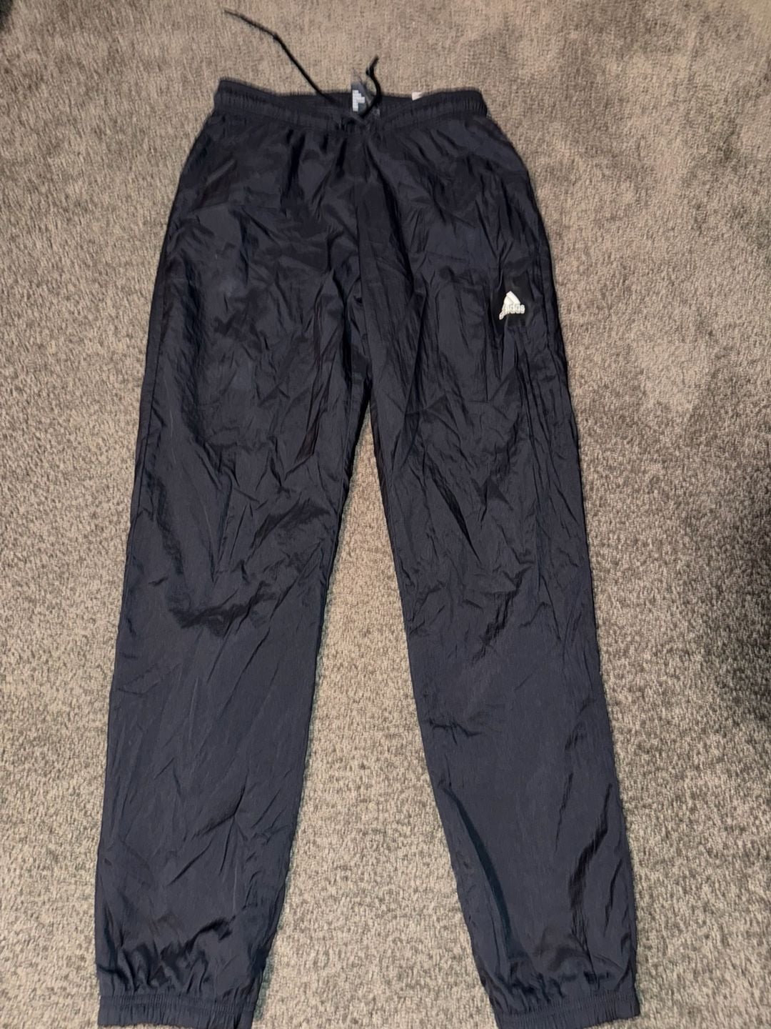 Adidas Essentials Woven nylon Pullover Hoodie M /Jogger S mens Set 4