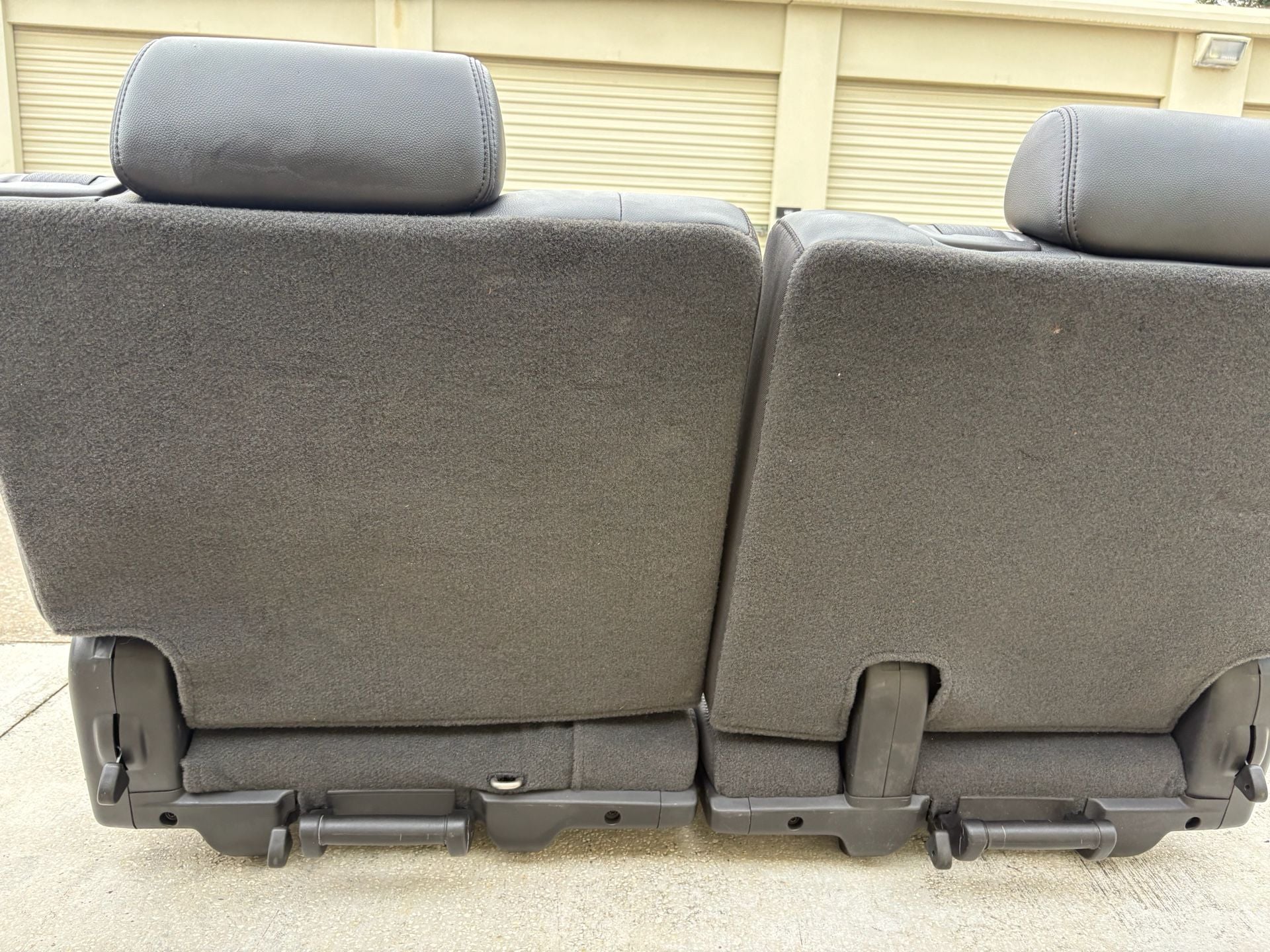 CHEVY GMC OEM TAHOE YUKON BLACK 3RD ROW SEATS 2007-2014 8