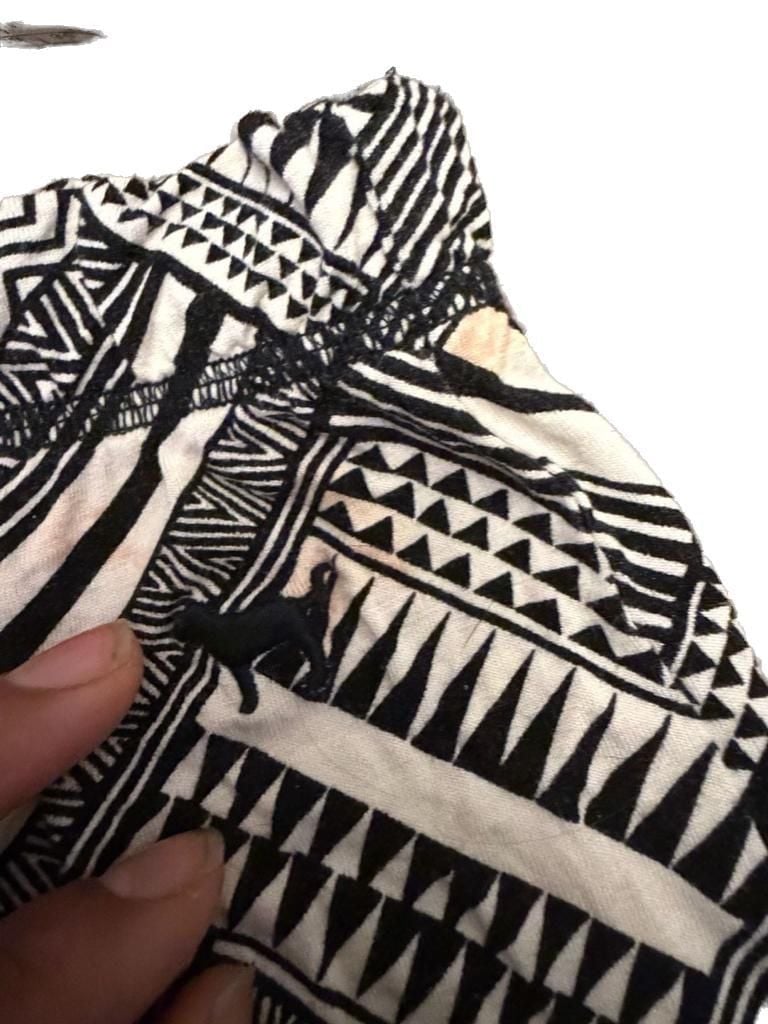 VS PINK Geo Print Wide Leg Beach Pants 7