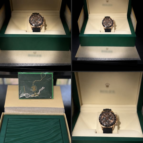 Rolex Daytona 116515LN Everose Gold with Chocolate Dial and Oysterflex Bracelet Replica