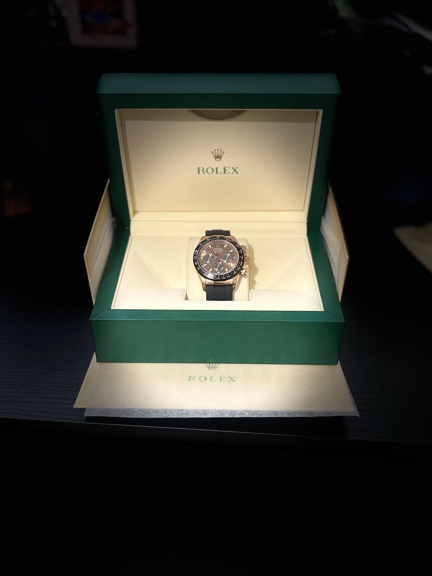 Rolex Daytona 116515LN Everose Gold with Chocolate Dial and Oysterflex Bracelet Replica 5