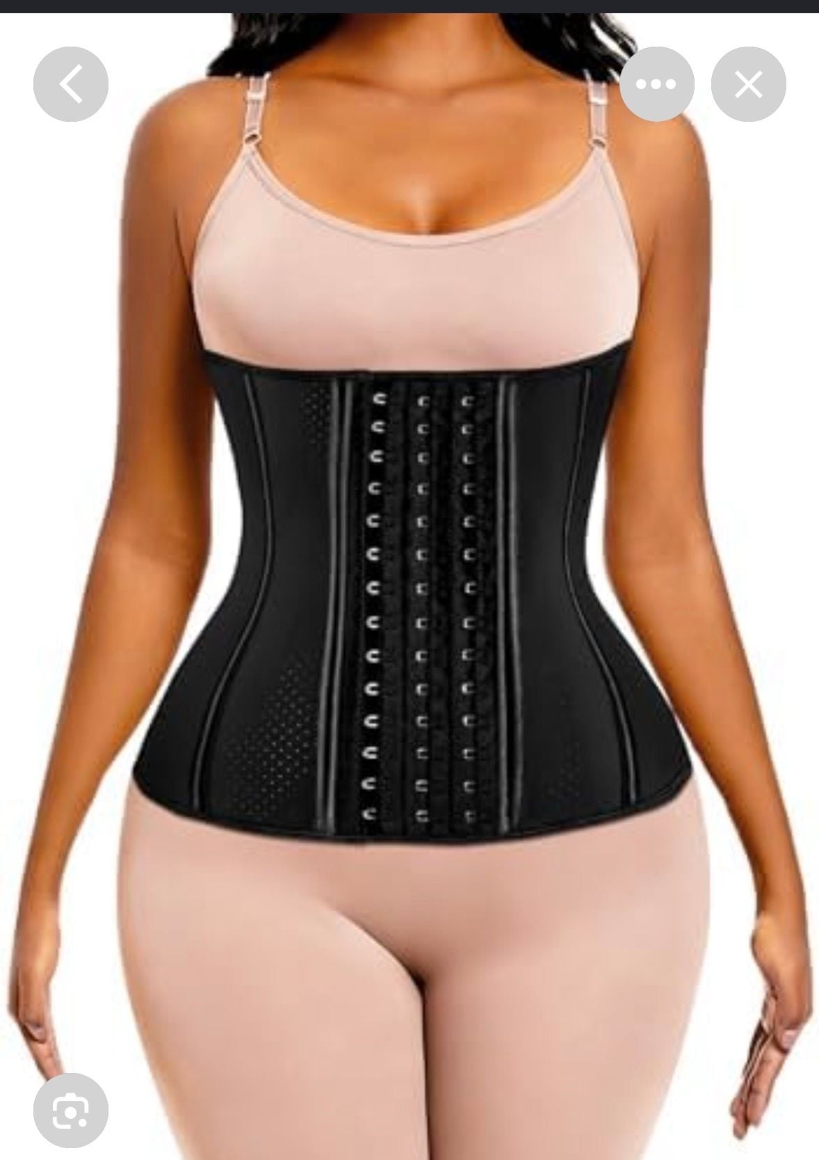 YIANNA Breathable Underbust Latex Waist Trainer Cincher 1