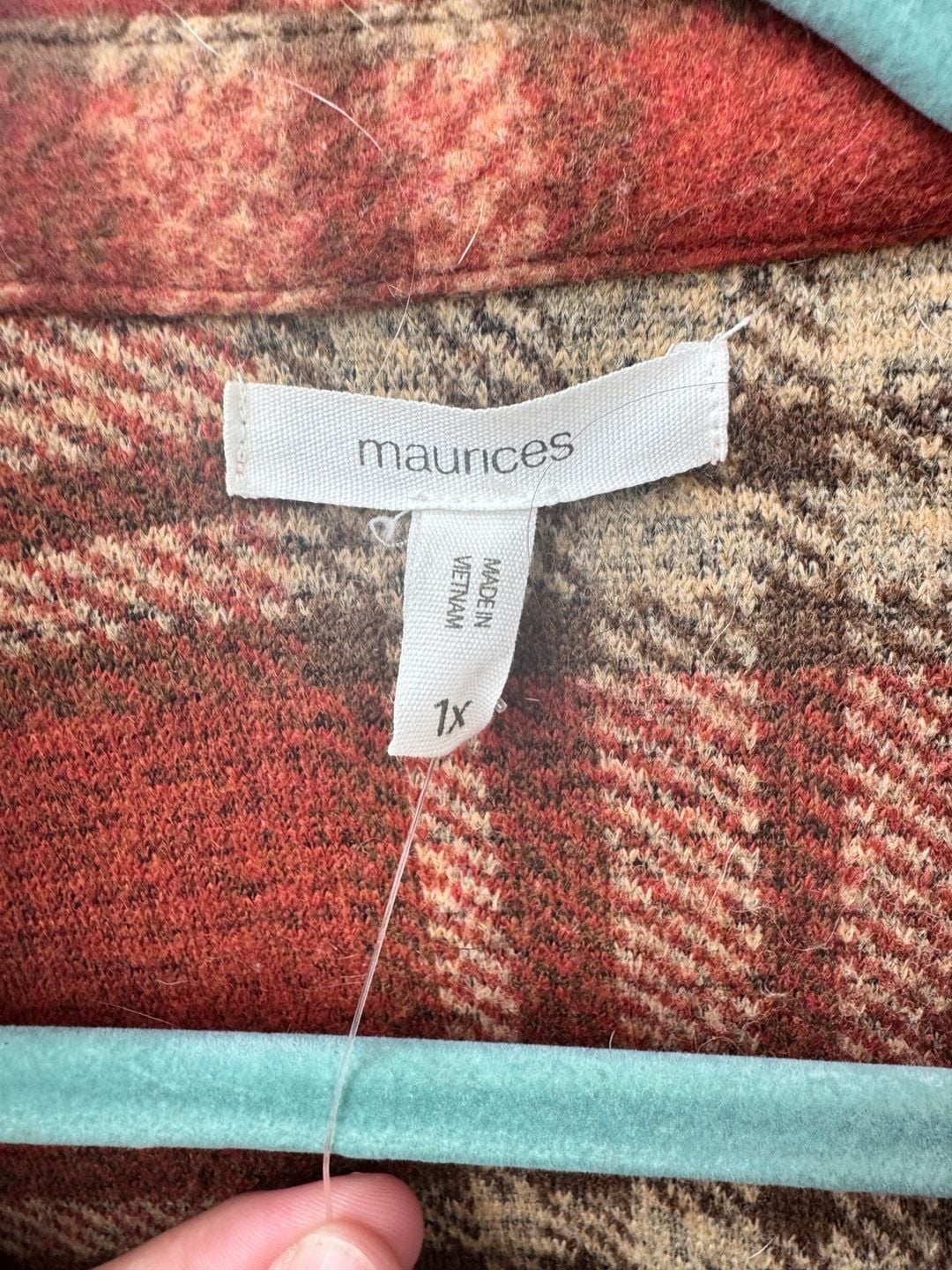 Maurices Women's Plaid Button-Front Shacket Jacket 3