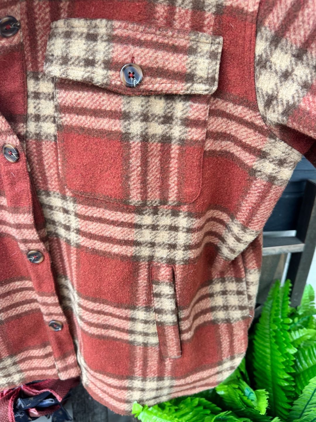 Maurices Women's Plaid Button-Front Shacket Jacket 5
