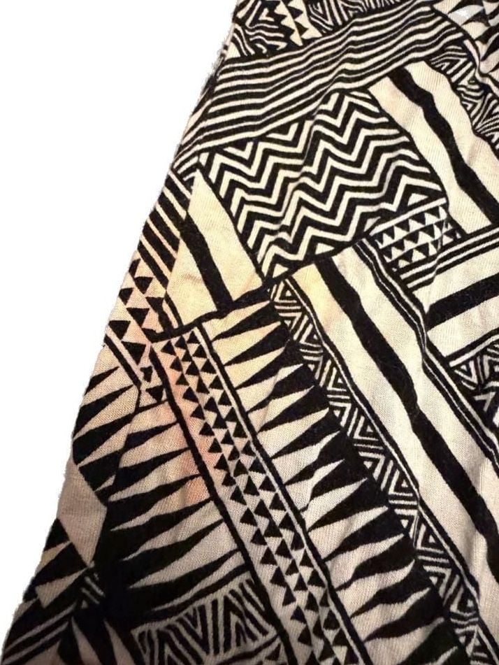 VS PINK Geo Print Wide Leg Beach Pants 8