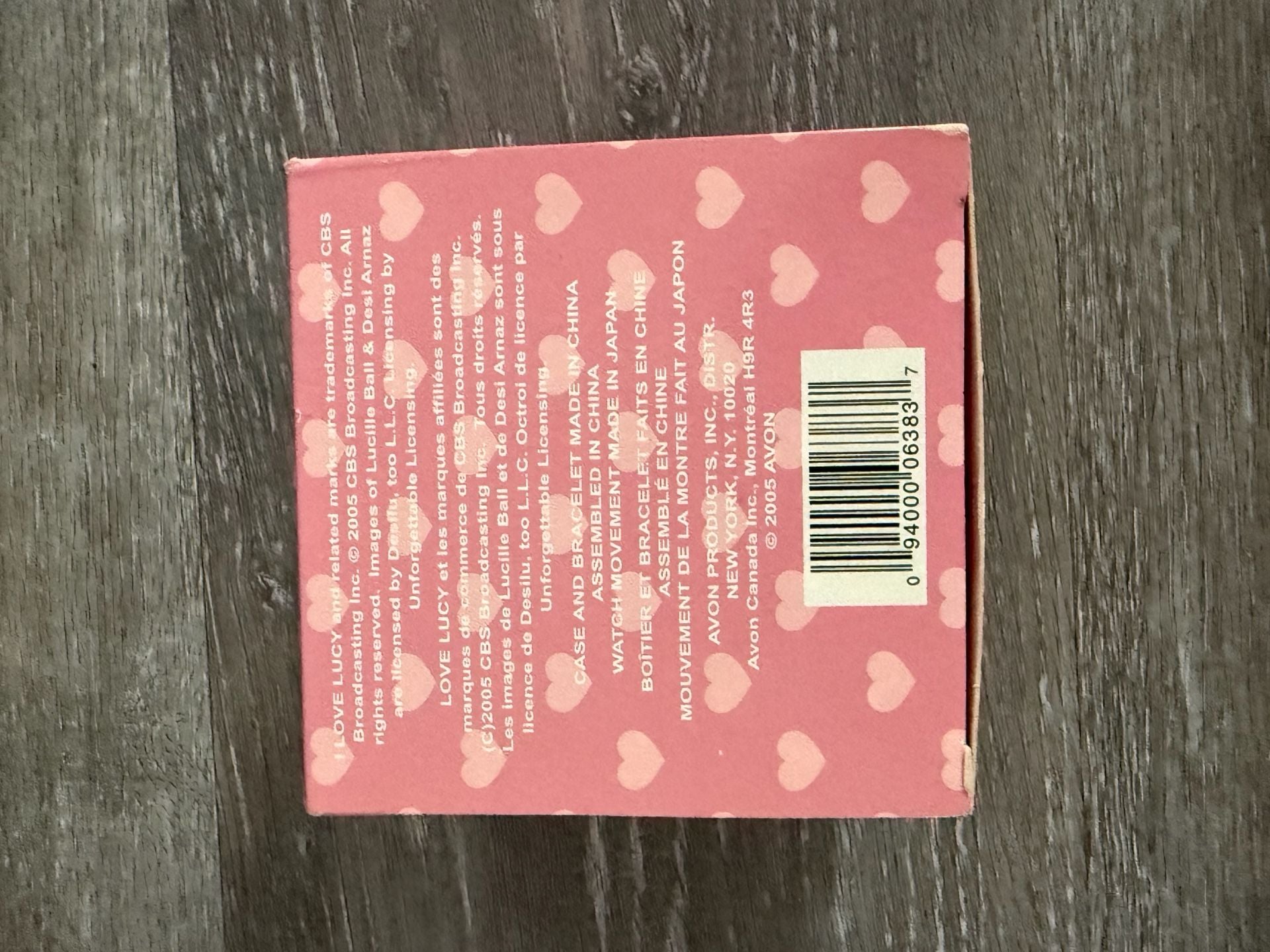 I Love Lucy Chocolate Factory Collectible Wristwatch in Heart-Shaped Tin 10