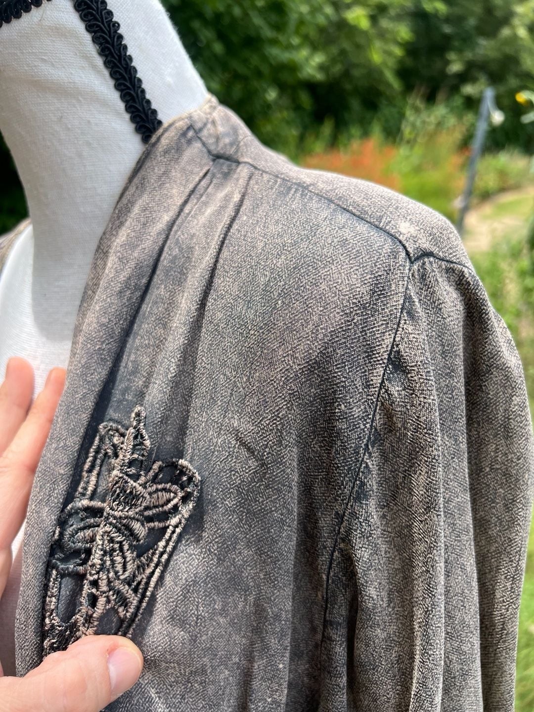 Luiselle Creazioni Moda Positano Boho Embroidered Cardigan Jacket 18