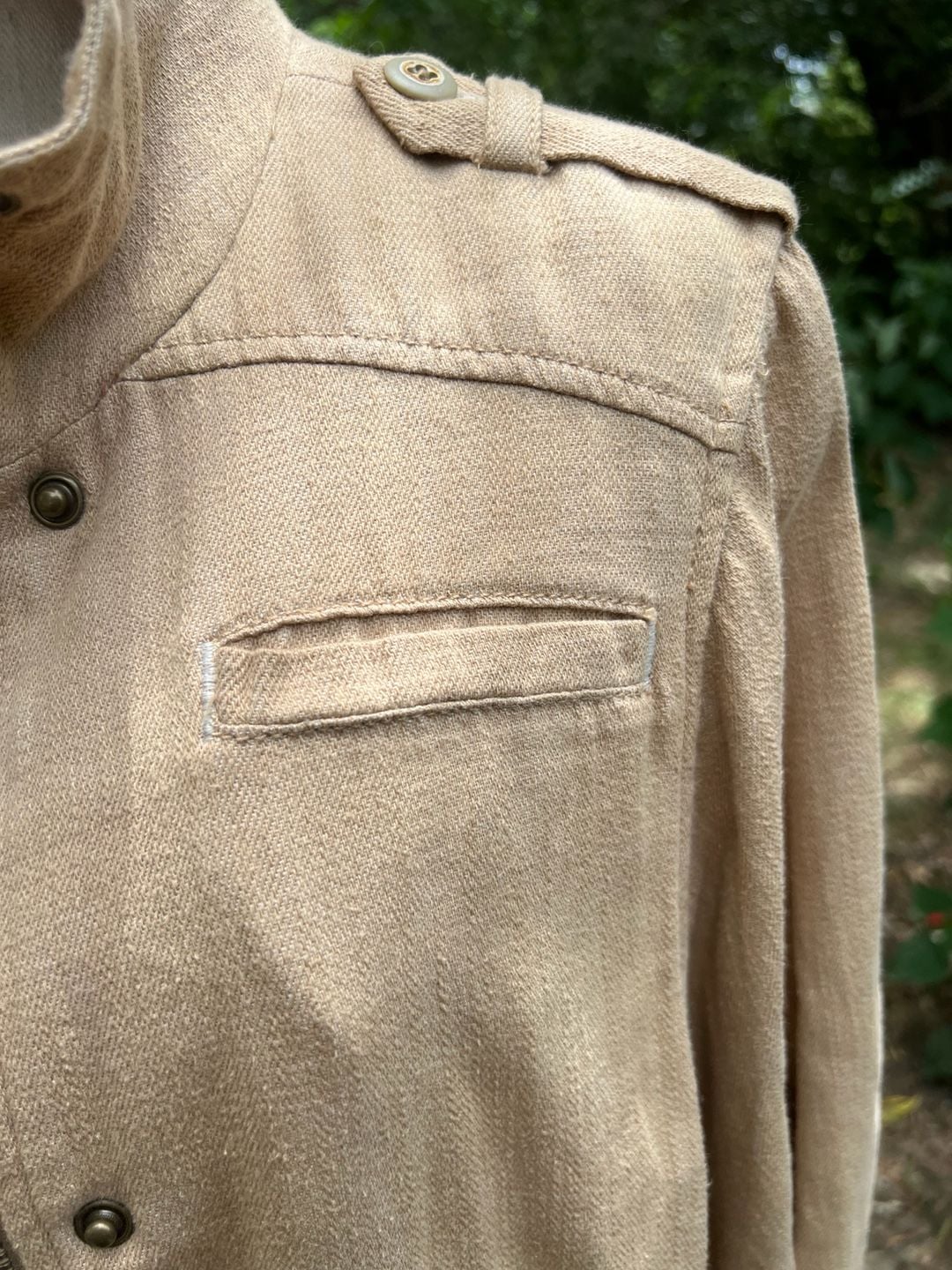 Free People Utility Field Jacket with Hood and Drawstring Waist 7