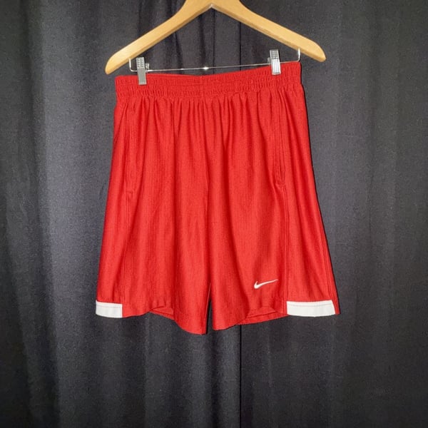 Nike Men's Red Athletic Performance Basketball Shorts