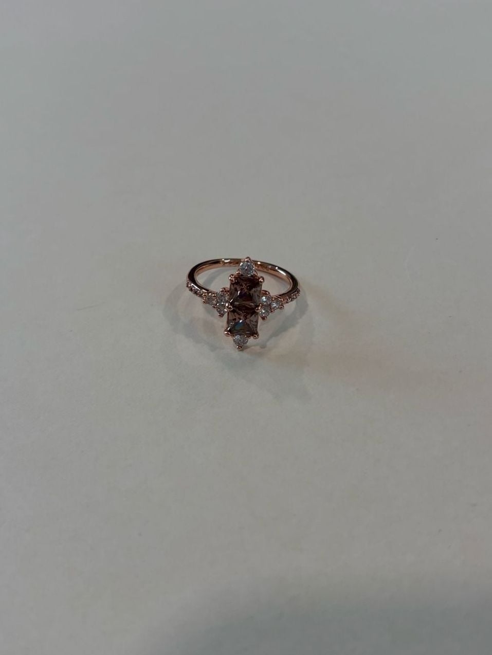 Set of 5 Rose Gold Tone Fashion Bracelets, a Ring and a Charm 7