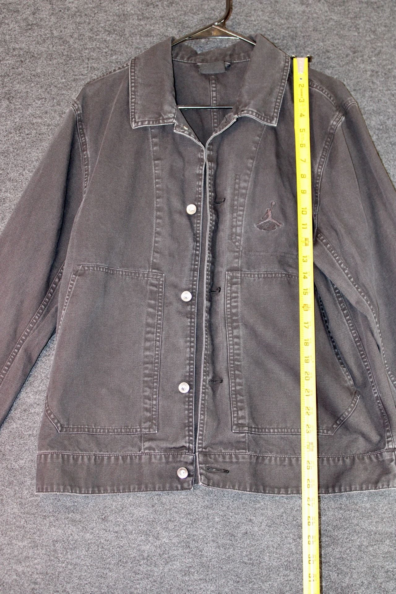 Jordan Essentials Canvas Workwear Chore Jacket Black FN4527-010 2