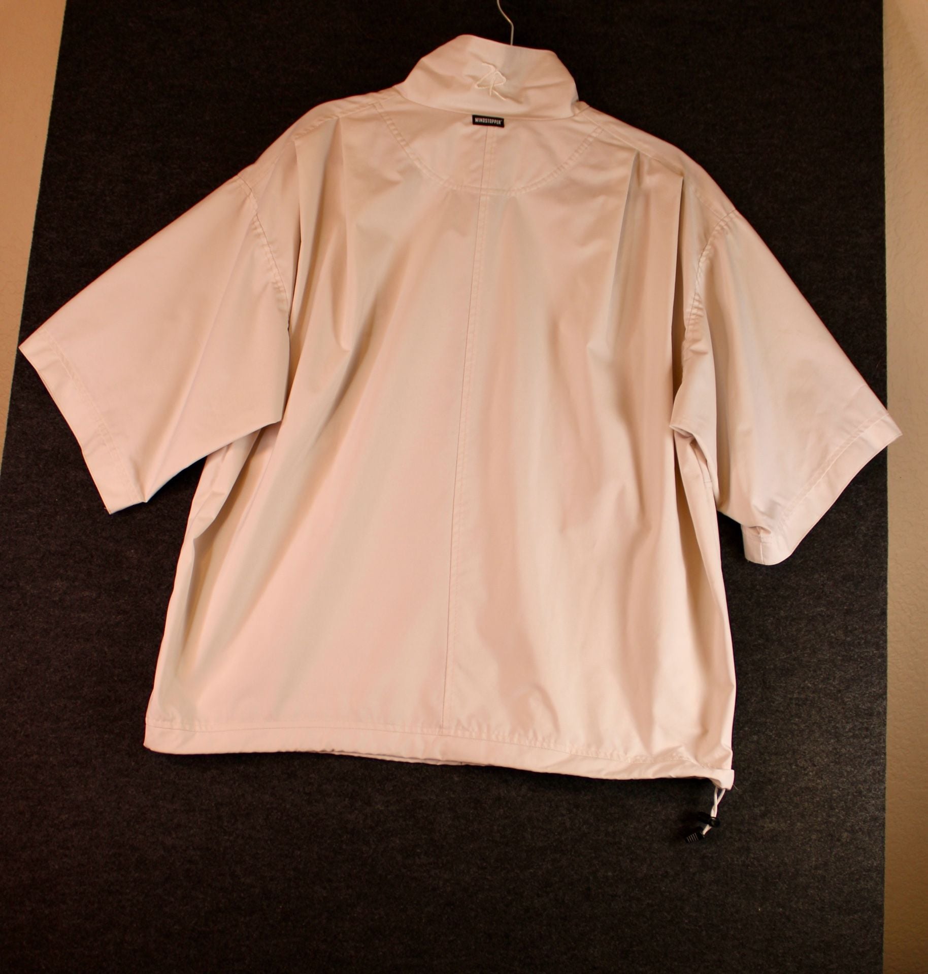 Zero Restriction Gore-Tex Windstopper Short Sleeve 1/2 Zip Golf Pullover 8