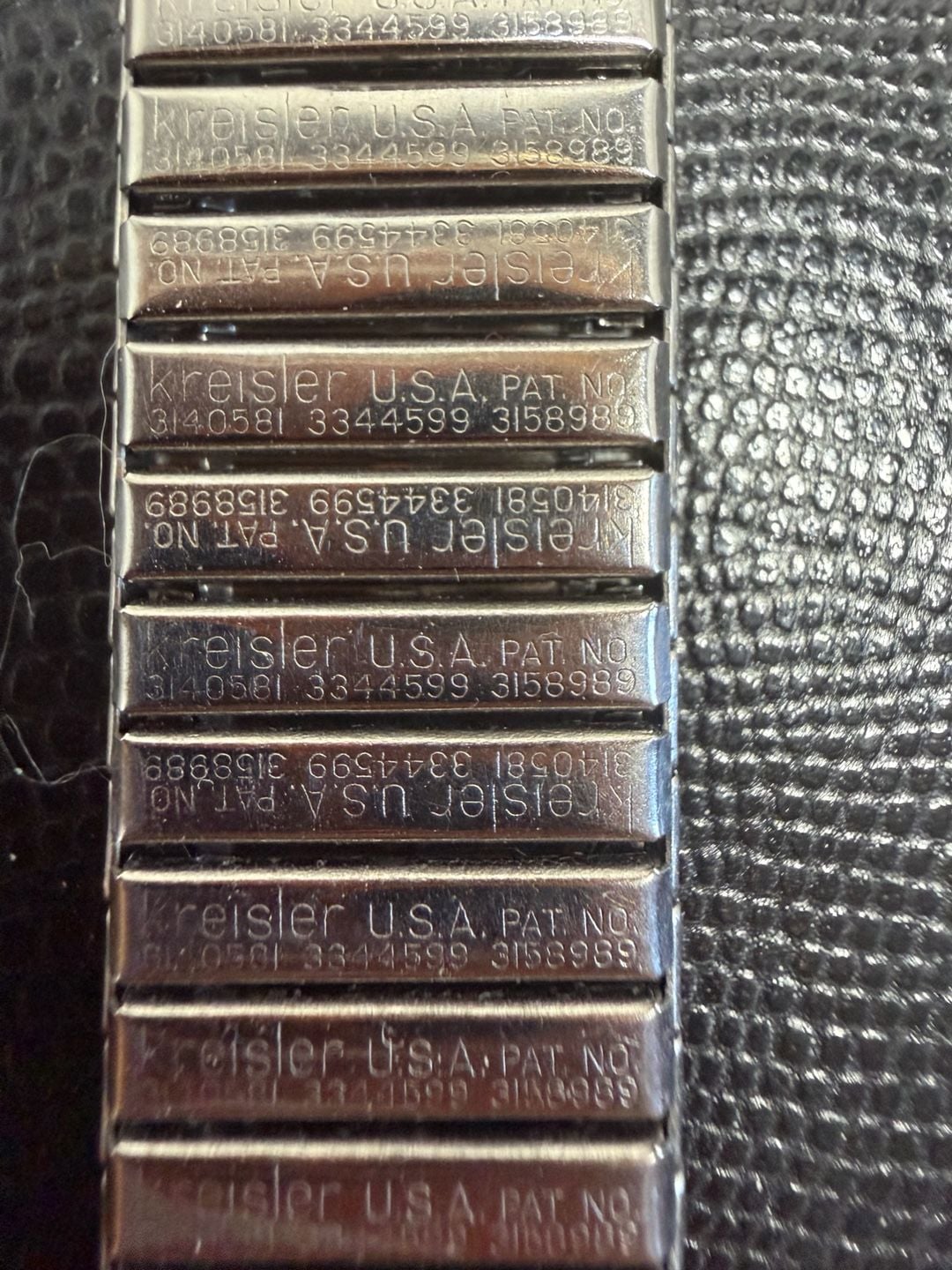 Vintage Kreisler USA Stainless Steel Expansion Watch Band 5
