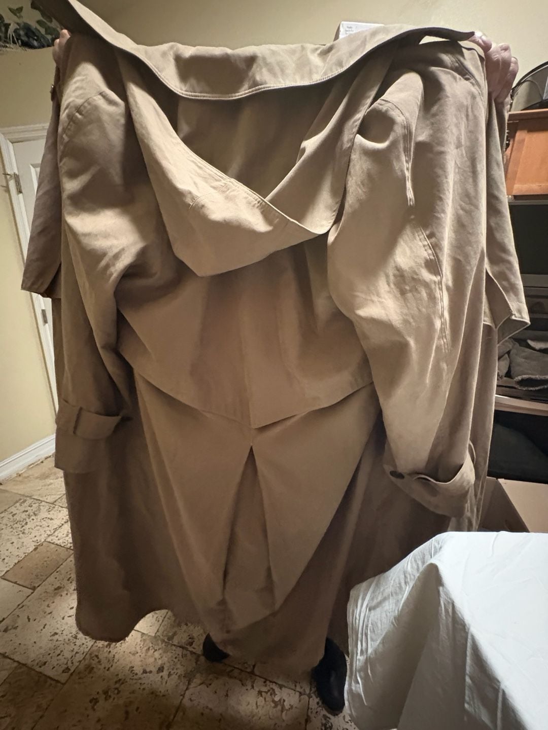 Fay Beige Hooded Utility Trench Coat with Detachable Liner 3