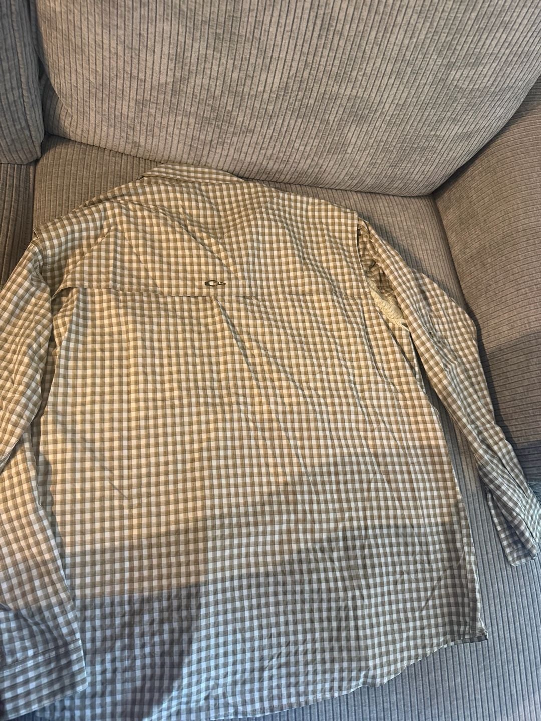 Drake Clothing Company Men's Long Sleeve Vented Fishing Shirt Plaid 2X 2