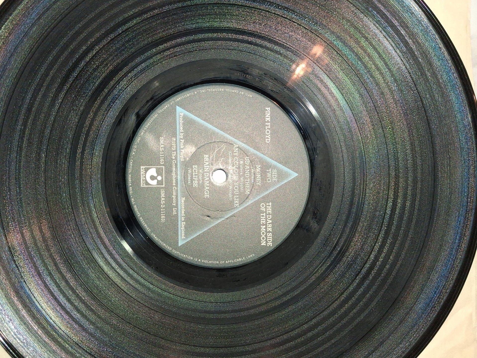 Pink Floyd The Dark Side of the Moon Vinyl LP (1973 US Pressing, SMAS-11163) 5