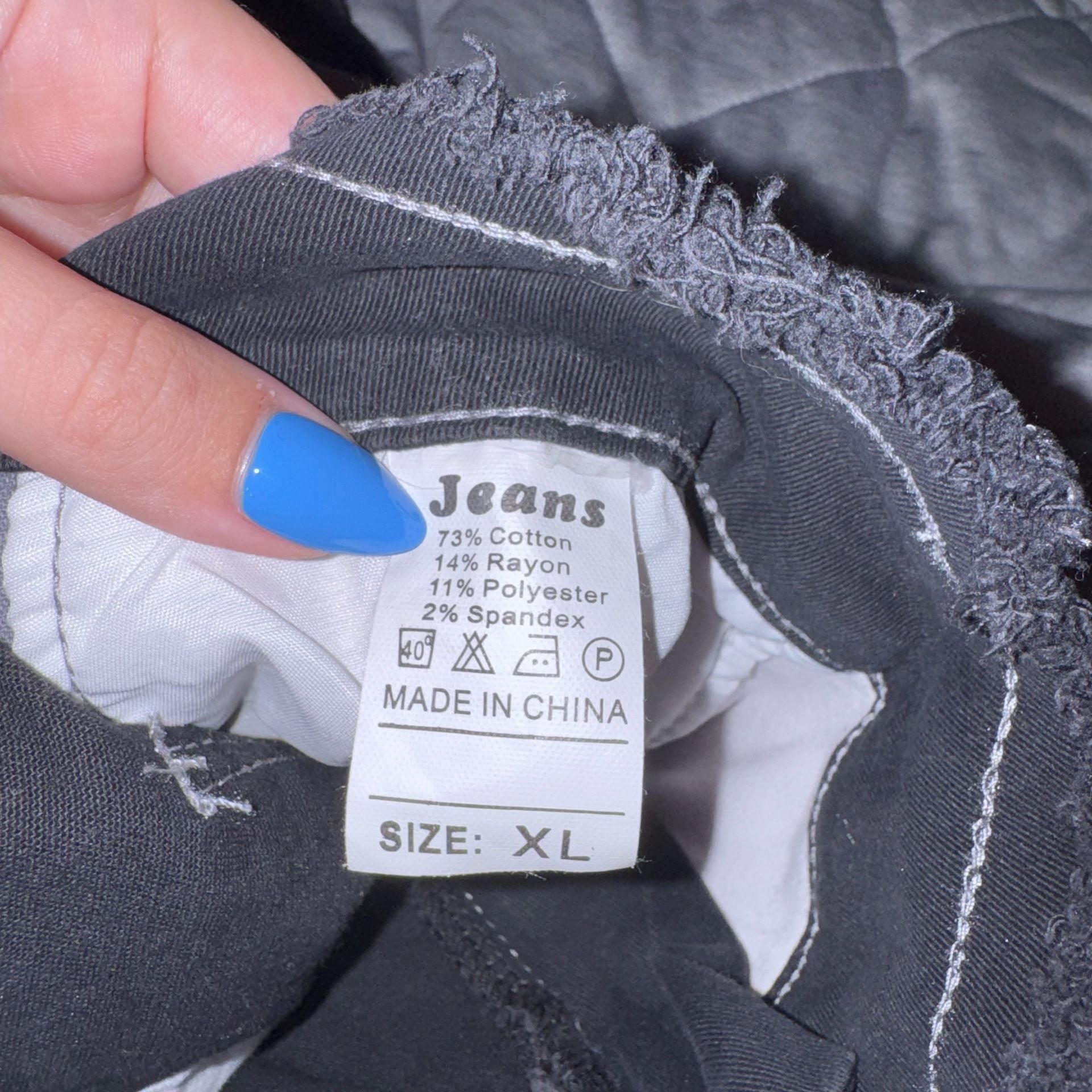 Jeans Brand Two-Tone Black White Patchwork Denim Mini Skirt 3