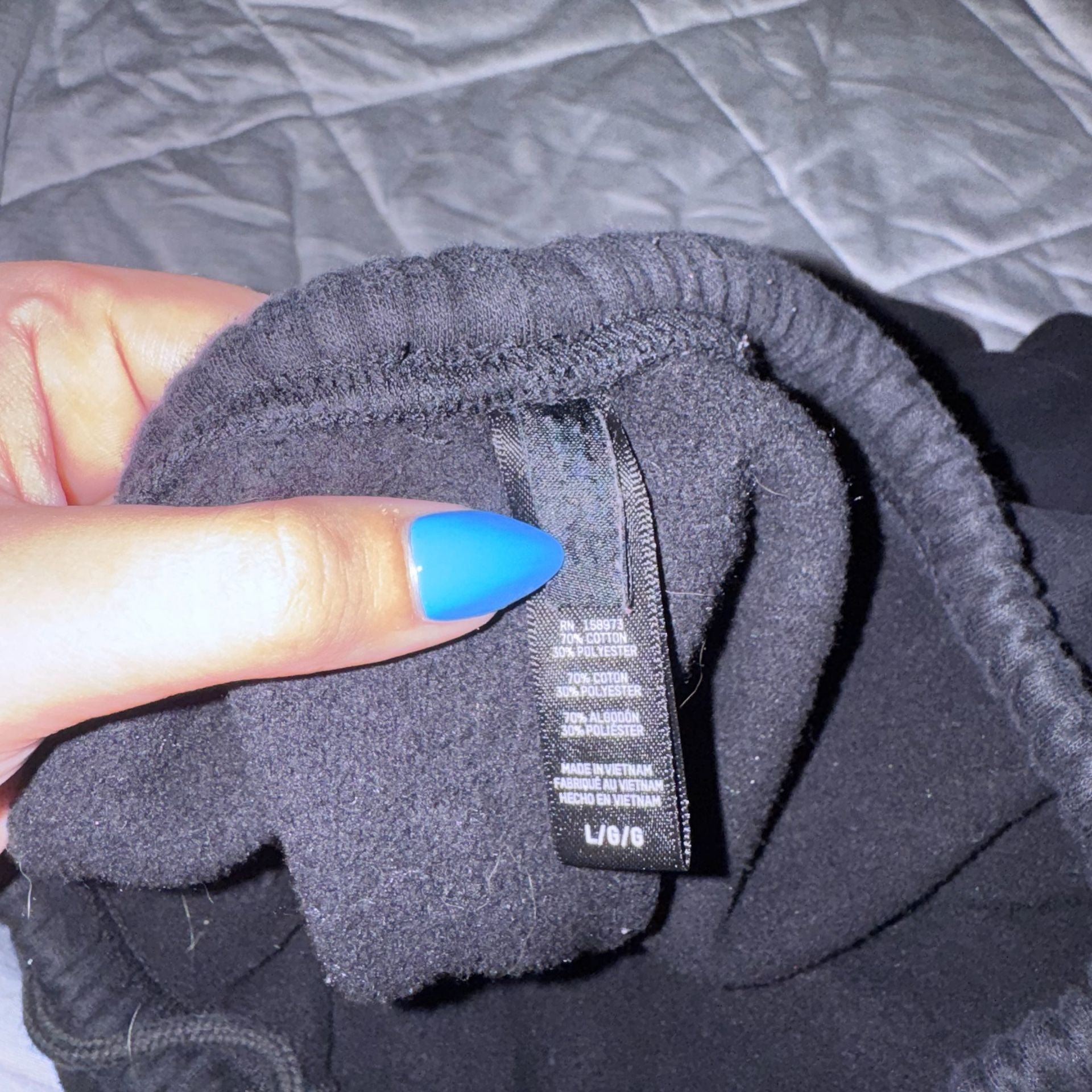 SKIMS Cotton Fleece Classic Straight Leg Sweatpants in Onyx 2