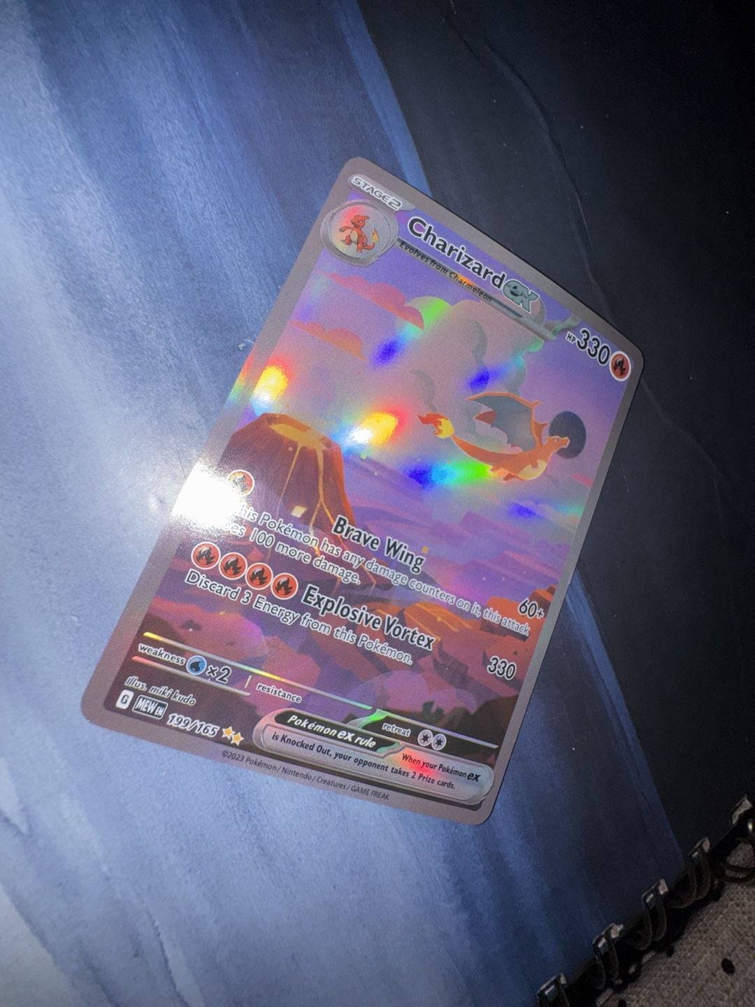 2023 Pokemon Scarlet & Violet 151 Charizard ex Special Ill. Rare #199/165 1