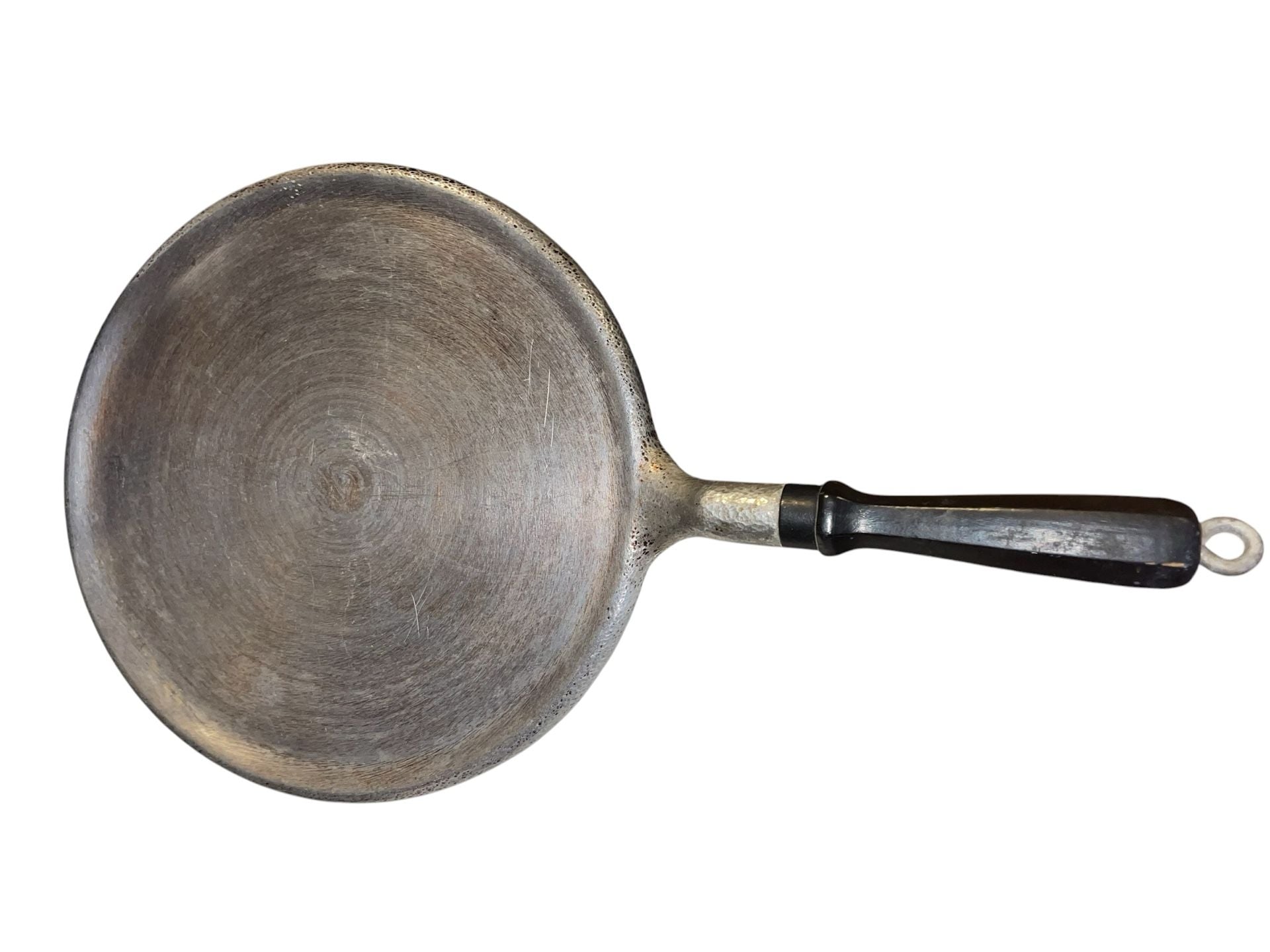 Vintage Guardian Service Hammered Aluminum Pot, Glass Lid, griddle, frying pan. 16