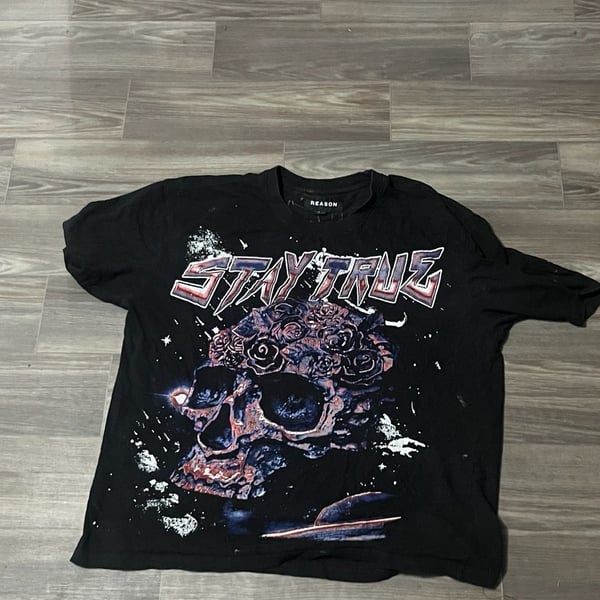 Reason Brand 'Stay True' World Tour Graphic Black T-Shirt