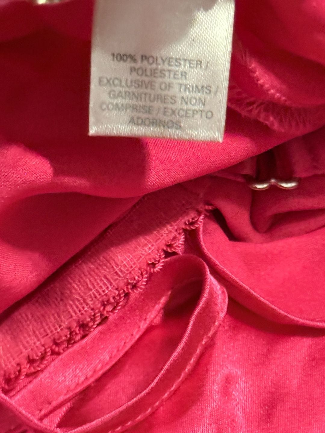 Victoria's Secret Vintage Y2K Hot Pink Satin Babydoll Chemise 5
