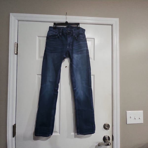 Buffalo David Bitton Men's Mason Slim Straight Fit Stretch Jeans