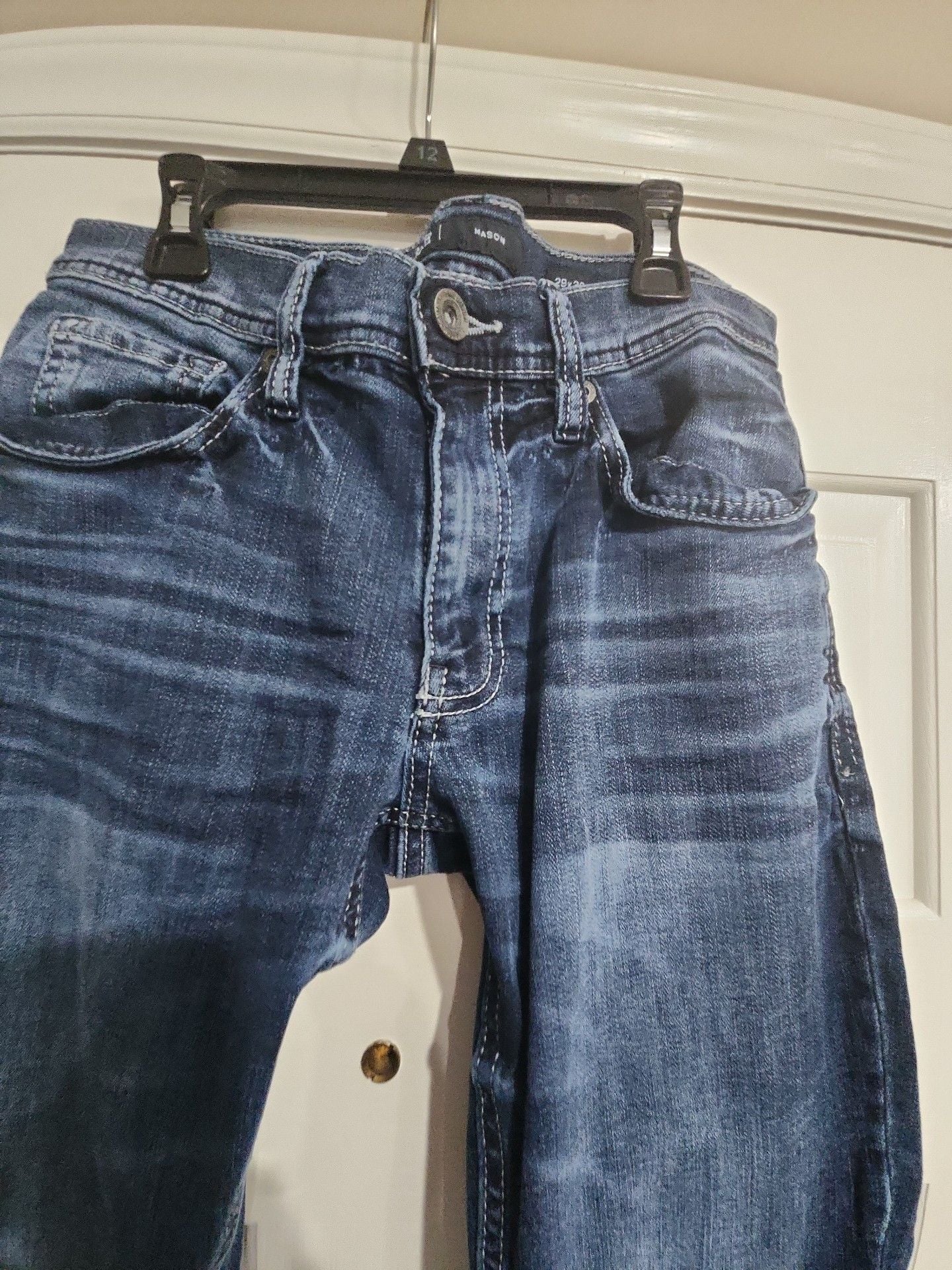 Buffalo David Bitton Men's Mason Slim Straight Fit Stretch Jeans 4