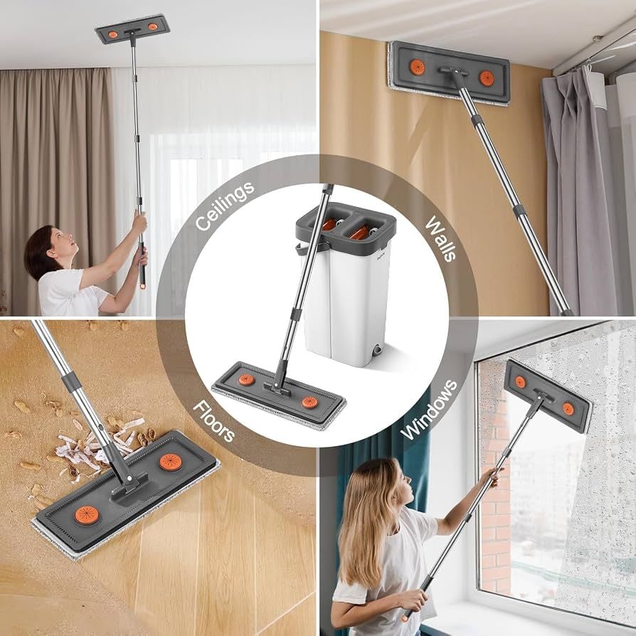 Joybos Flat Floor Mop and Bucket System Replacement Bucket 13