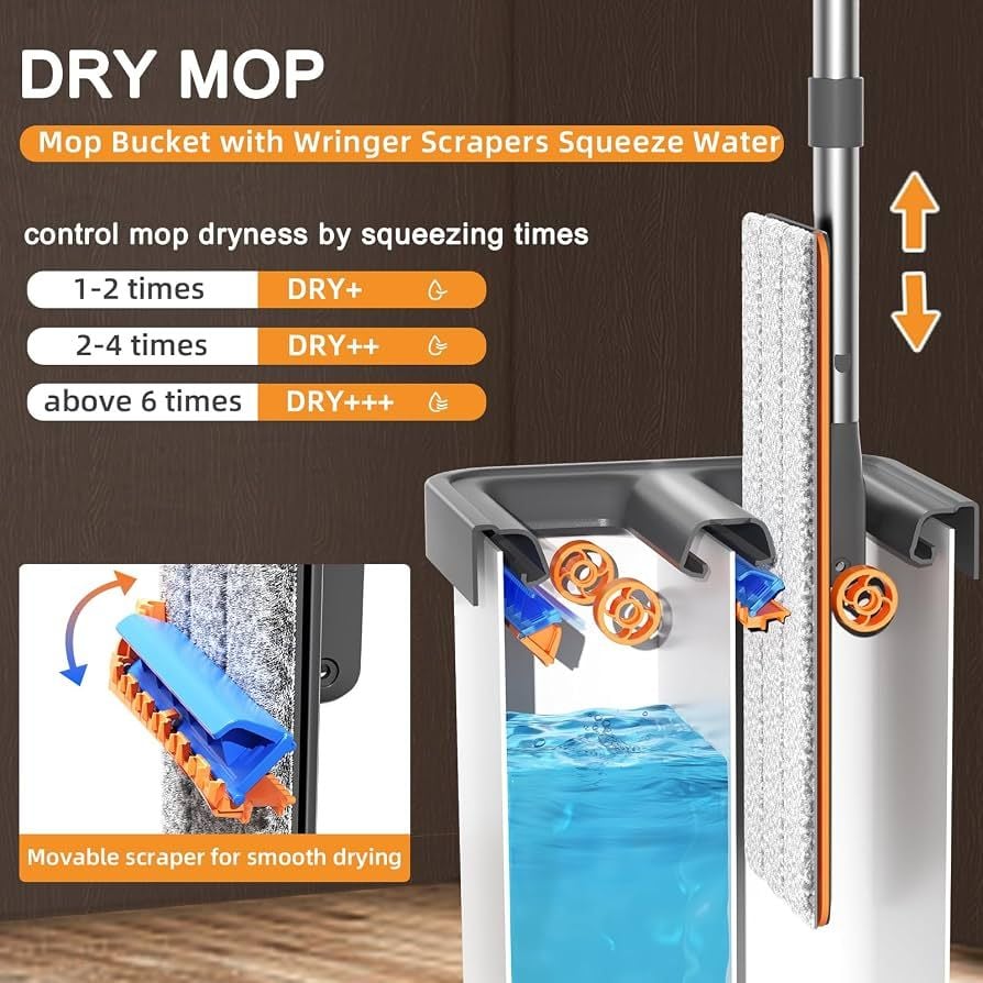 Joybos Flat Floor Mop and Bucket System Replacement Bucket 17