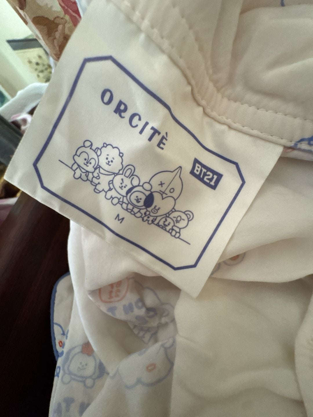 Orcite BT21 On The Cloud Pajama Set and Additional Orcite Sleepwear Lot 6