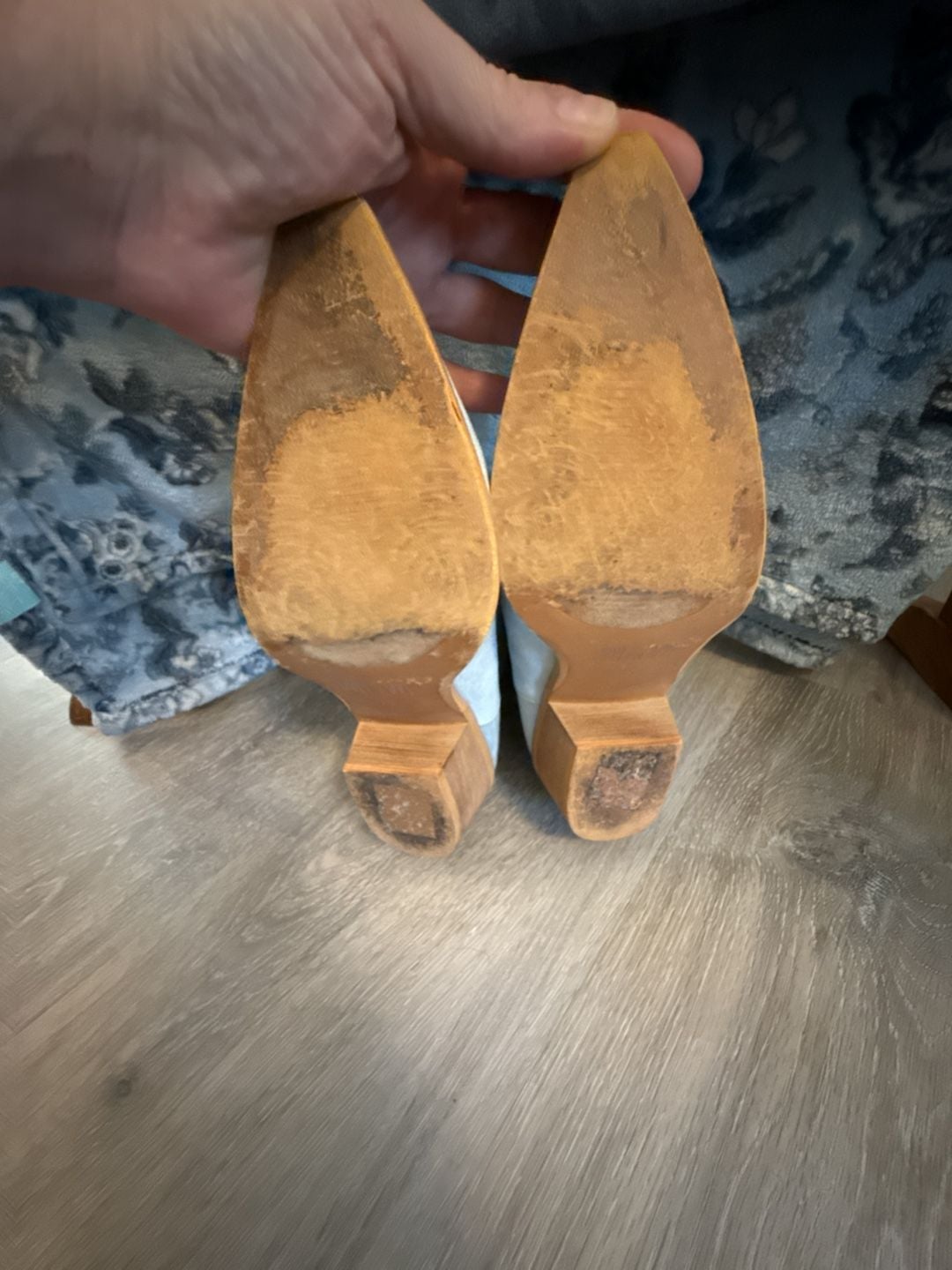 Mi.iM Claire Embroidered Western Mid-Calf Cowboy Boots in Light Blue 6