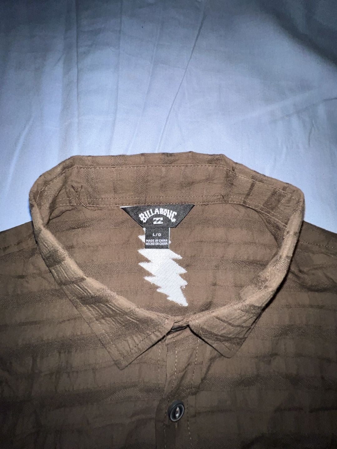 One of a kind Garcia Grateful Dead Billabong Short Sleeve Button-Up Shirt 5