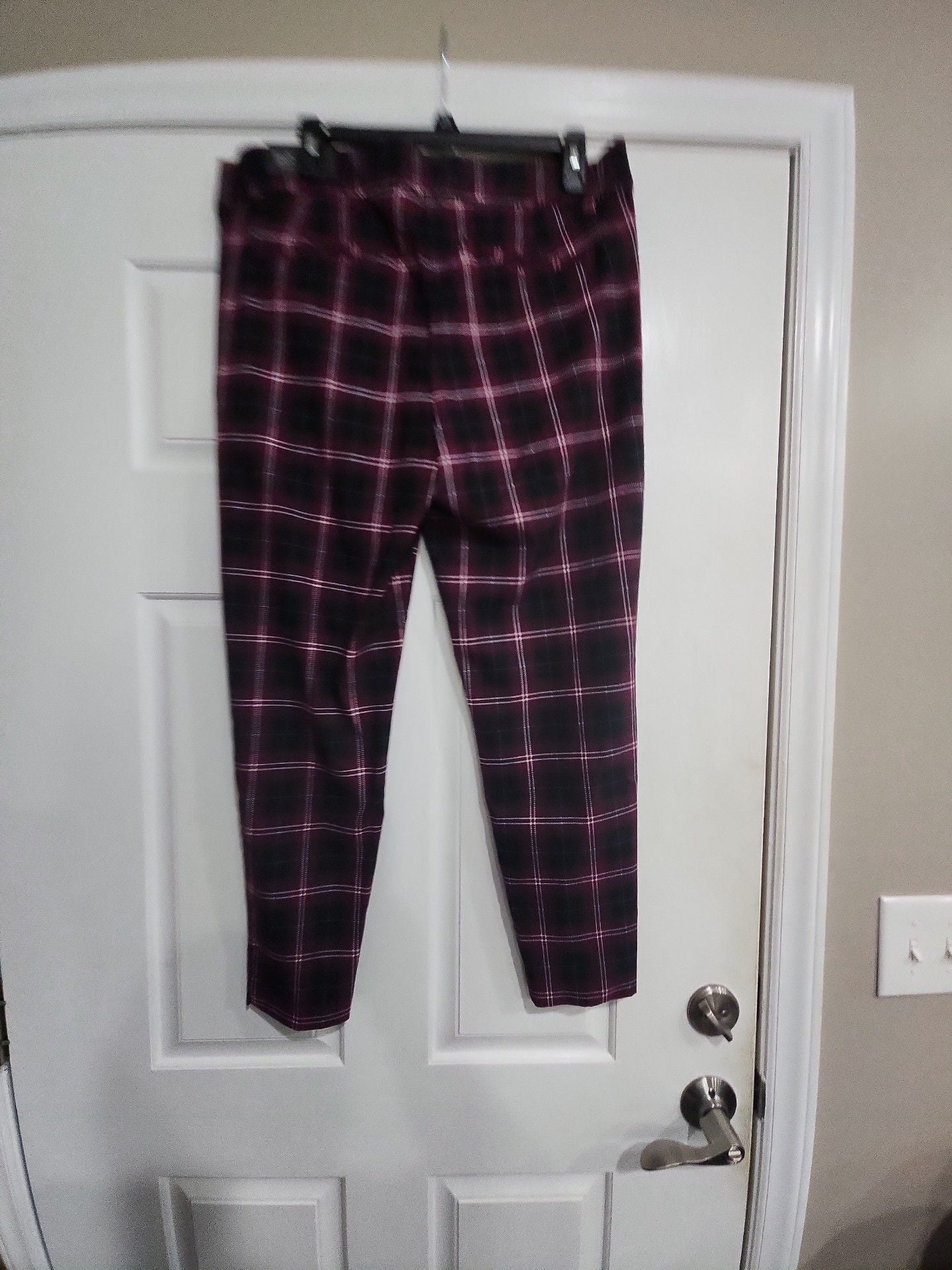 Maurices pull on skinny bengaline mid rise pants size Large short 5