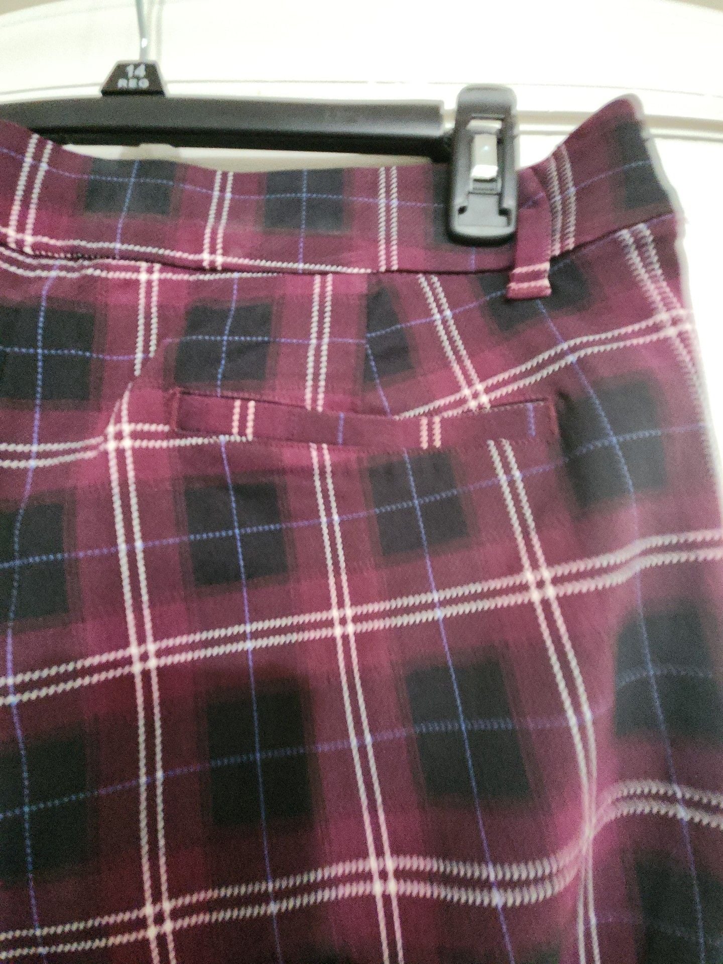 Maurices pull on skinny bengaline mid rise pants size Large short 6