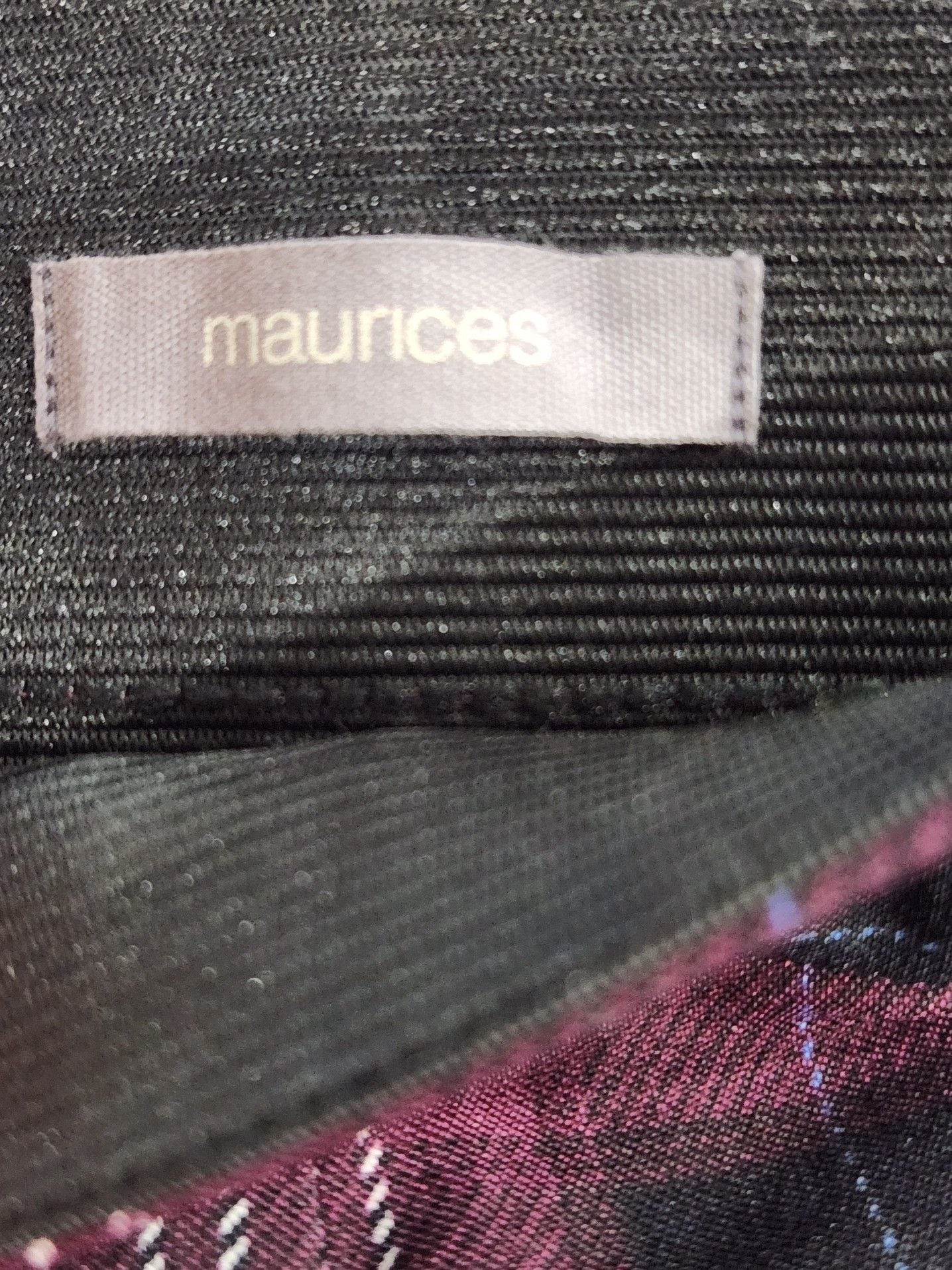 Maurices pull on skinny bengaline mid rise pants size Large short 9