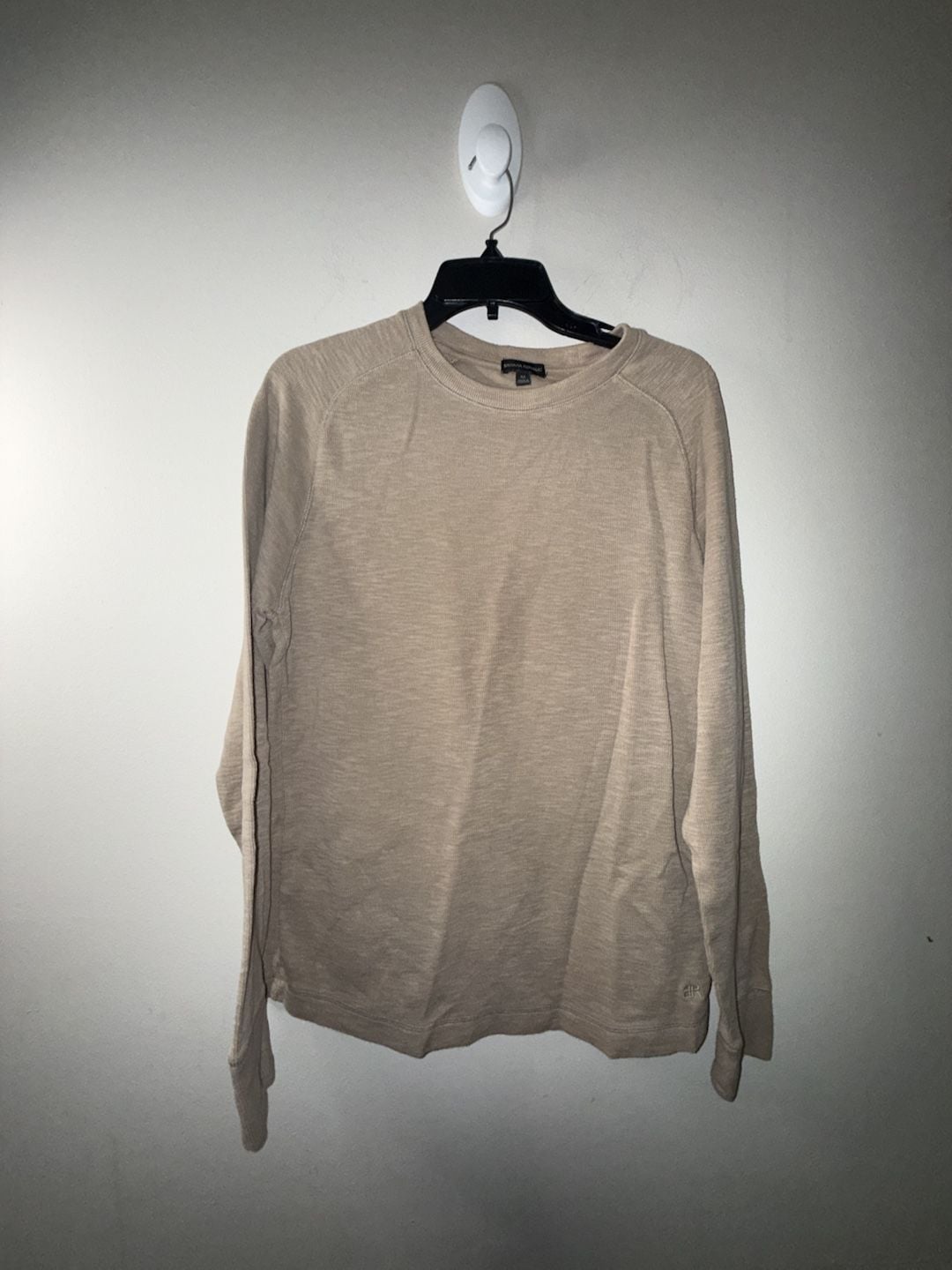 Banana Republic Long Sleeve Cotton Blend Crew Neck Thermal Sweater 2