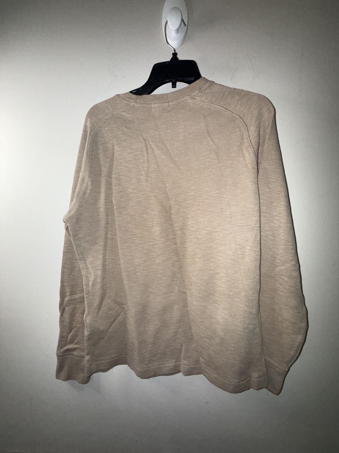Banana Republic Long Sleeve Cotton Blend Crew Neck Thermal Sweater 5