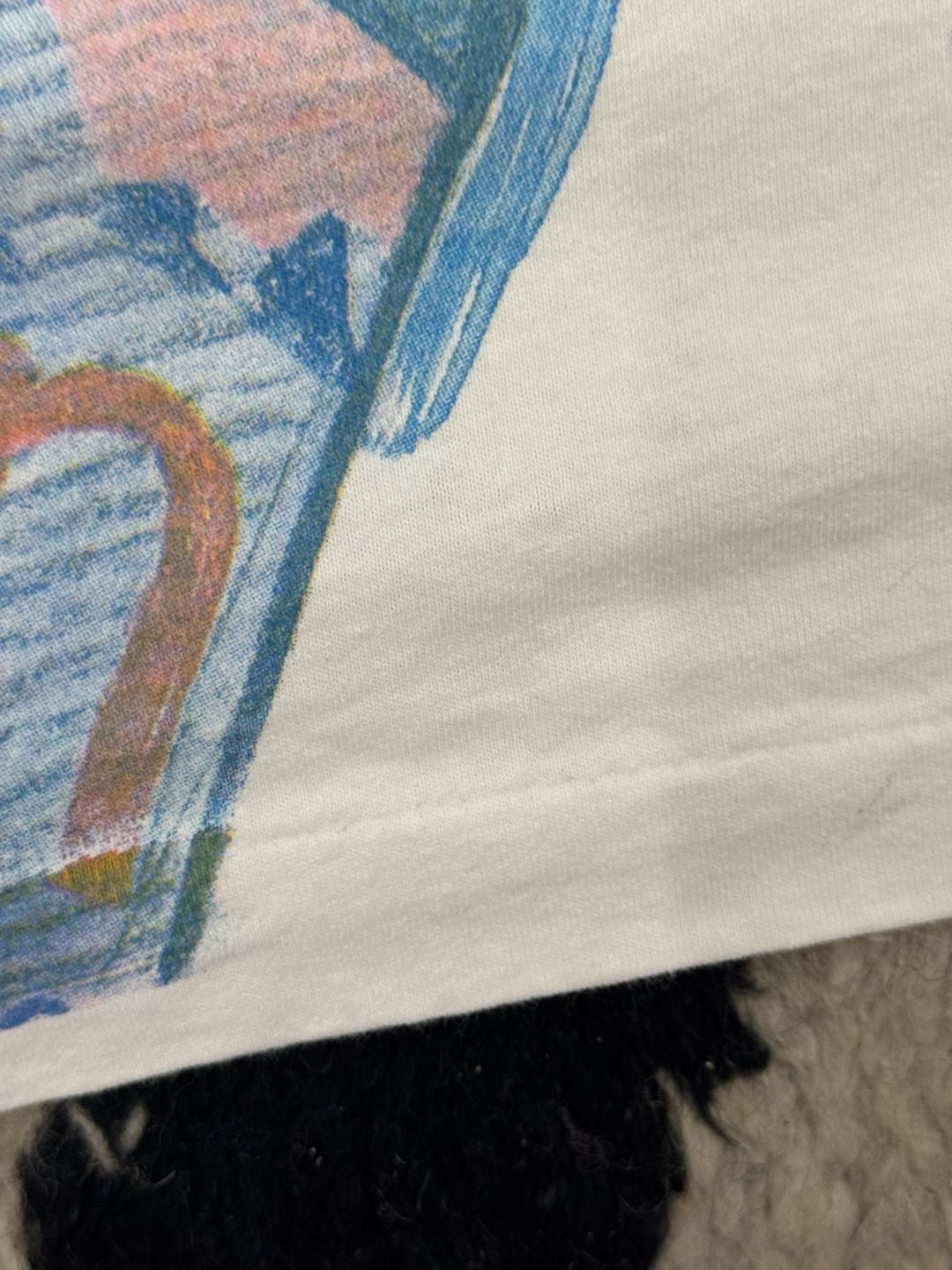 Vintage 1993 Evian ART TEE AOP RAP TEE RARE XL 6