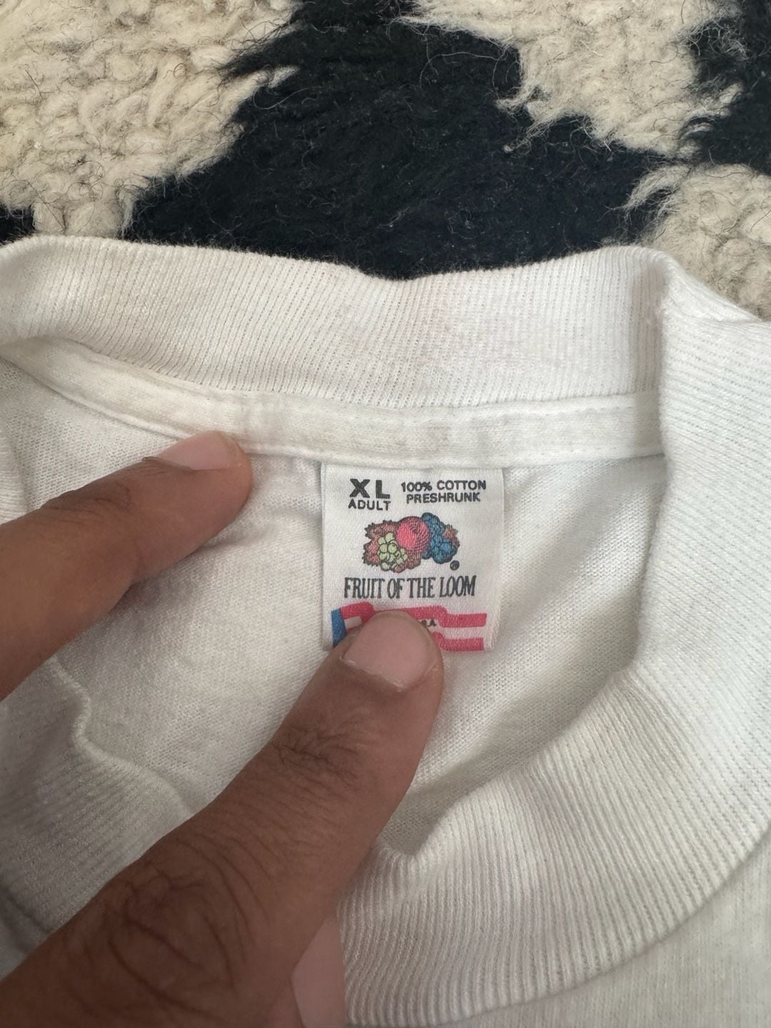 Vintage 1993 Evian ART TEE AOP RAP TEE RARE XL 8
