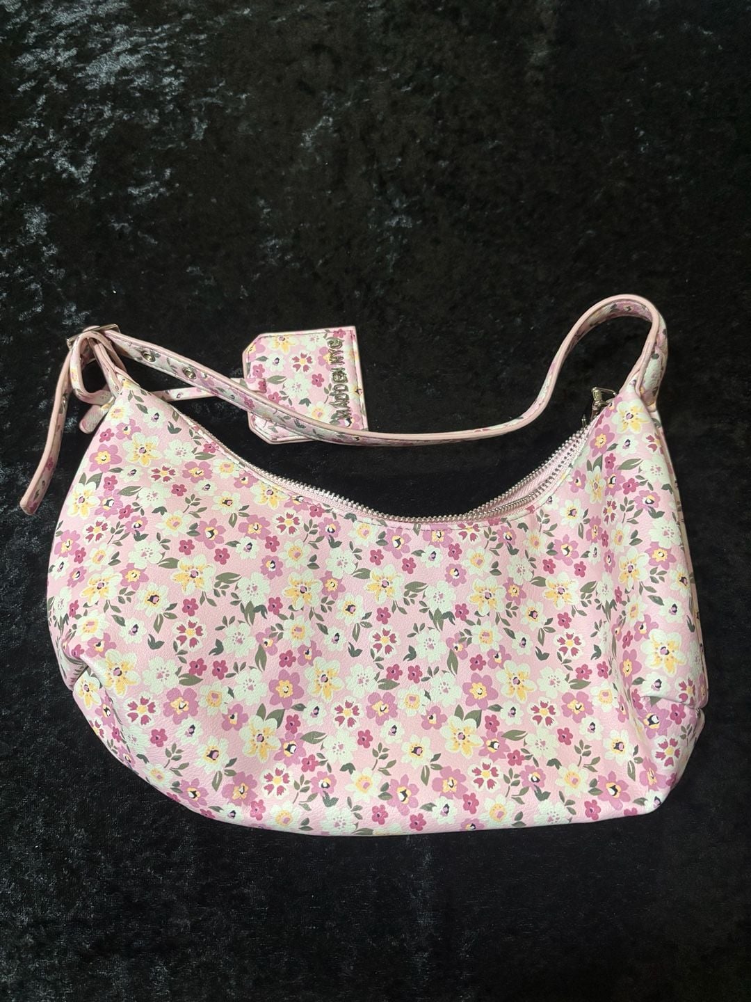 Madden NYC Pink Floral Print Hobo Shoulder Bag 4