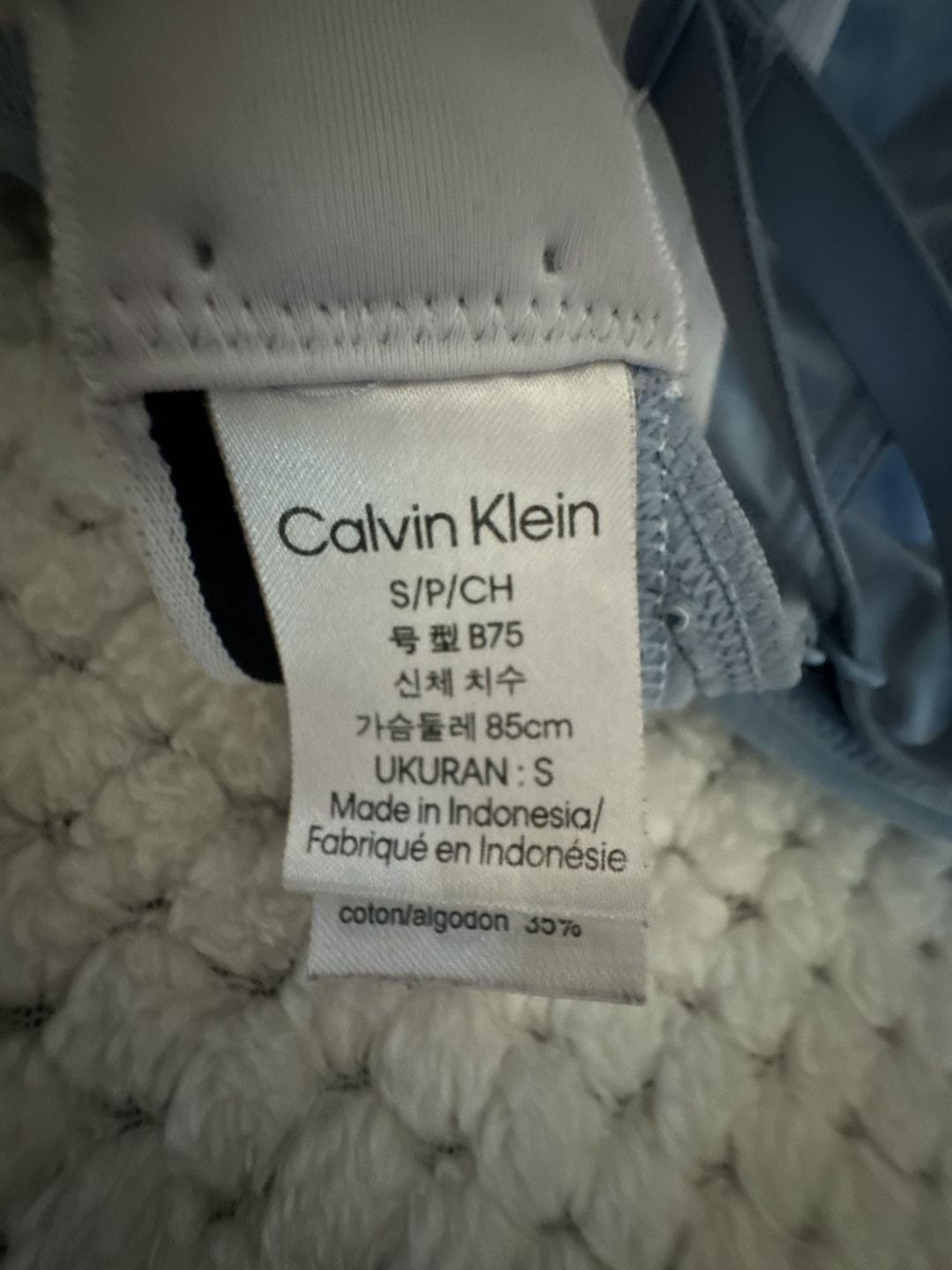 Lot. 2 Calvin Klein Modern Cotton Lined Removable Pad Triangle Wireless Bralettes QF5650 8